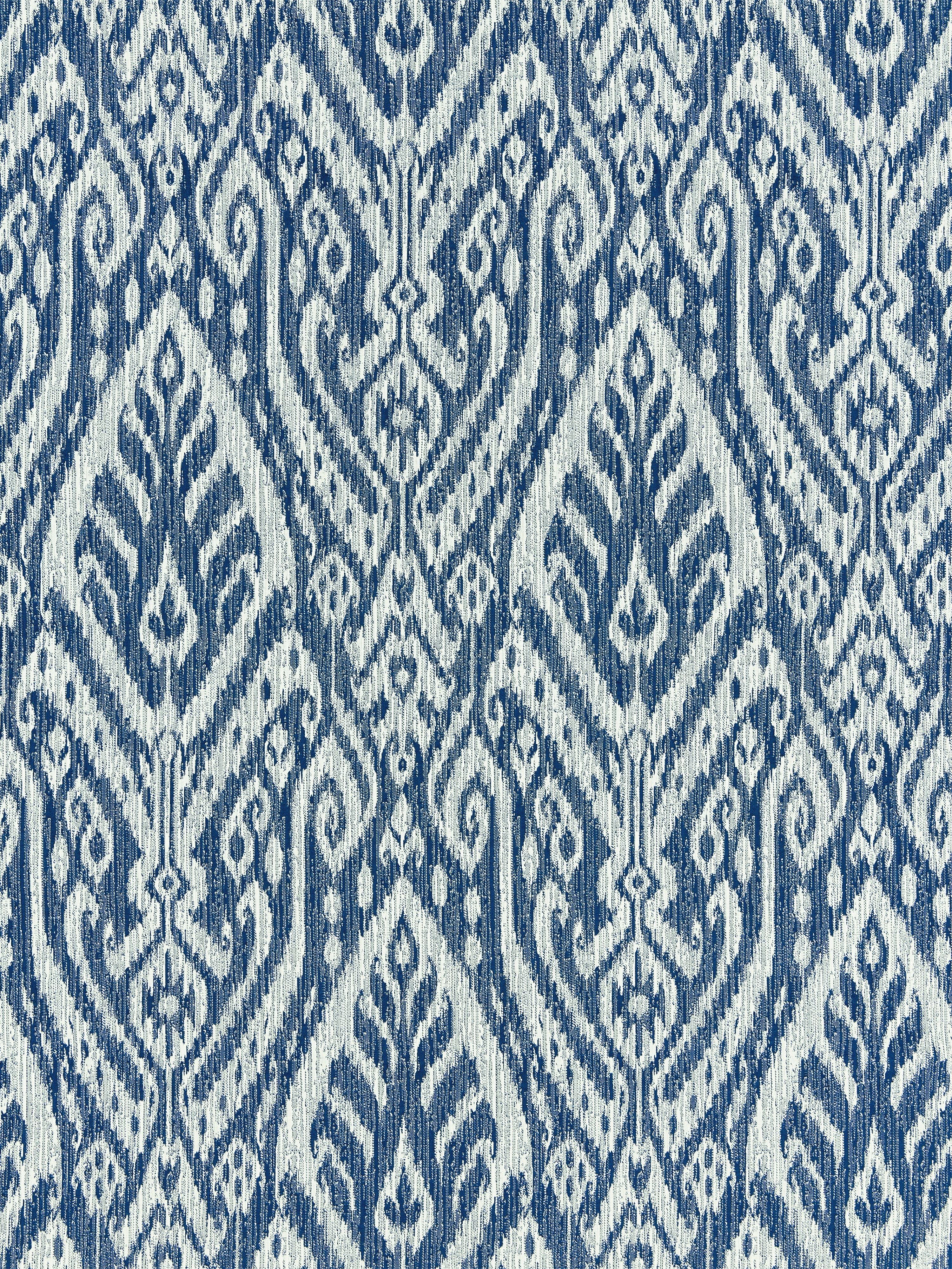 Borneo Ikat fabric in indigo color - pattern number SC000427196 - by Scalamandre in the Scalamandre Fabrics Book 2 collection