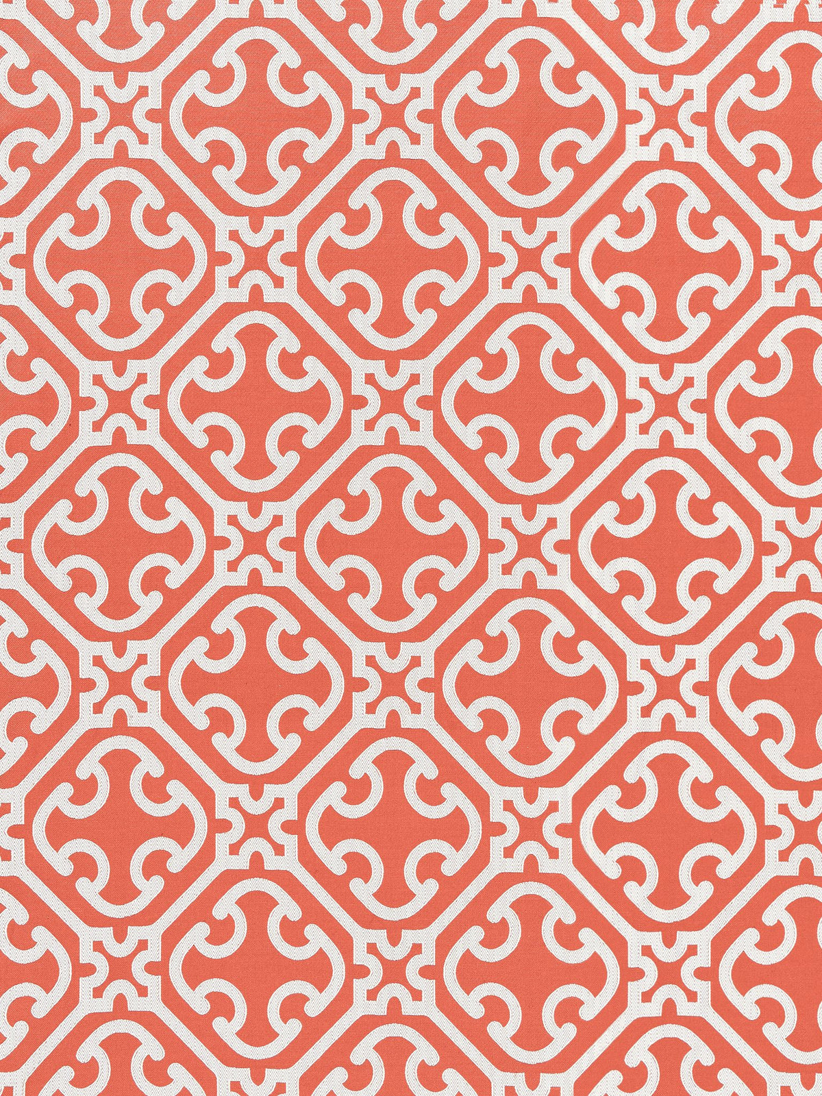 Ailin Lattice Weave fabric in coral color - pattern number SC000427214 - by Scalamandre in the Scalamandre Fabrics Book 2 collection