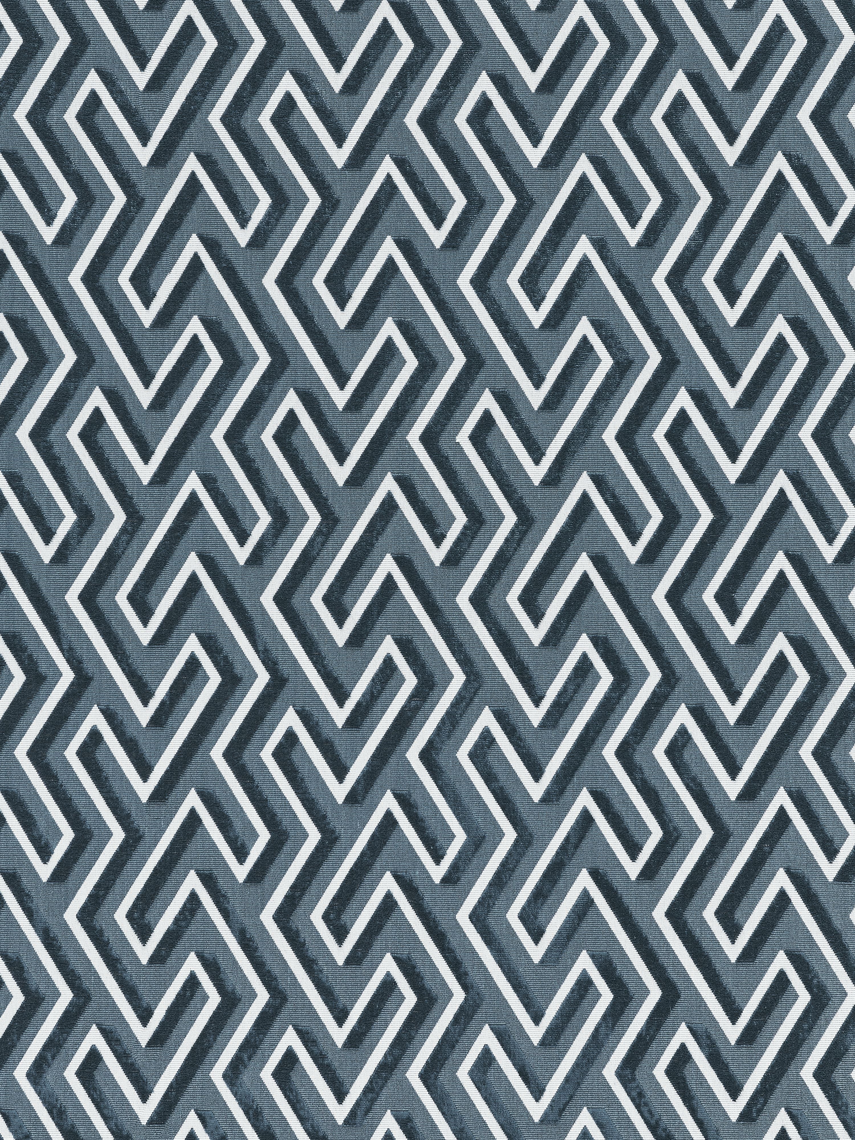 Maze Velvet fabric in thunder color - pattern number SC000427237 - by Scalamandre in the Scalamandre Fabrics Book 2 collection