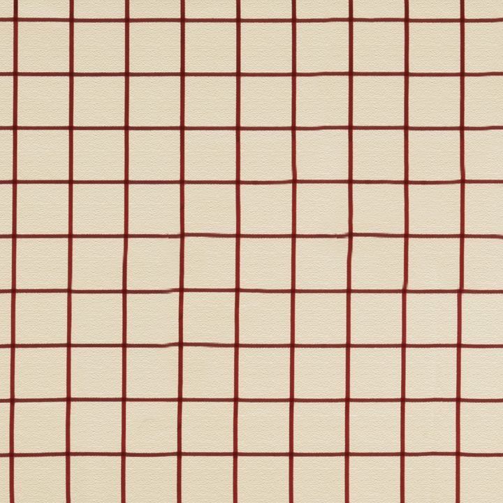 Louis Check fabric in red on creme color - pattern number SC000436333 - by Scalamandre in the Scalamandre Fabrics Book 2 collection