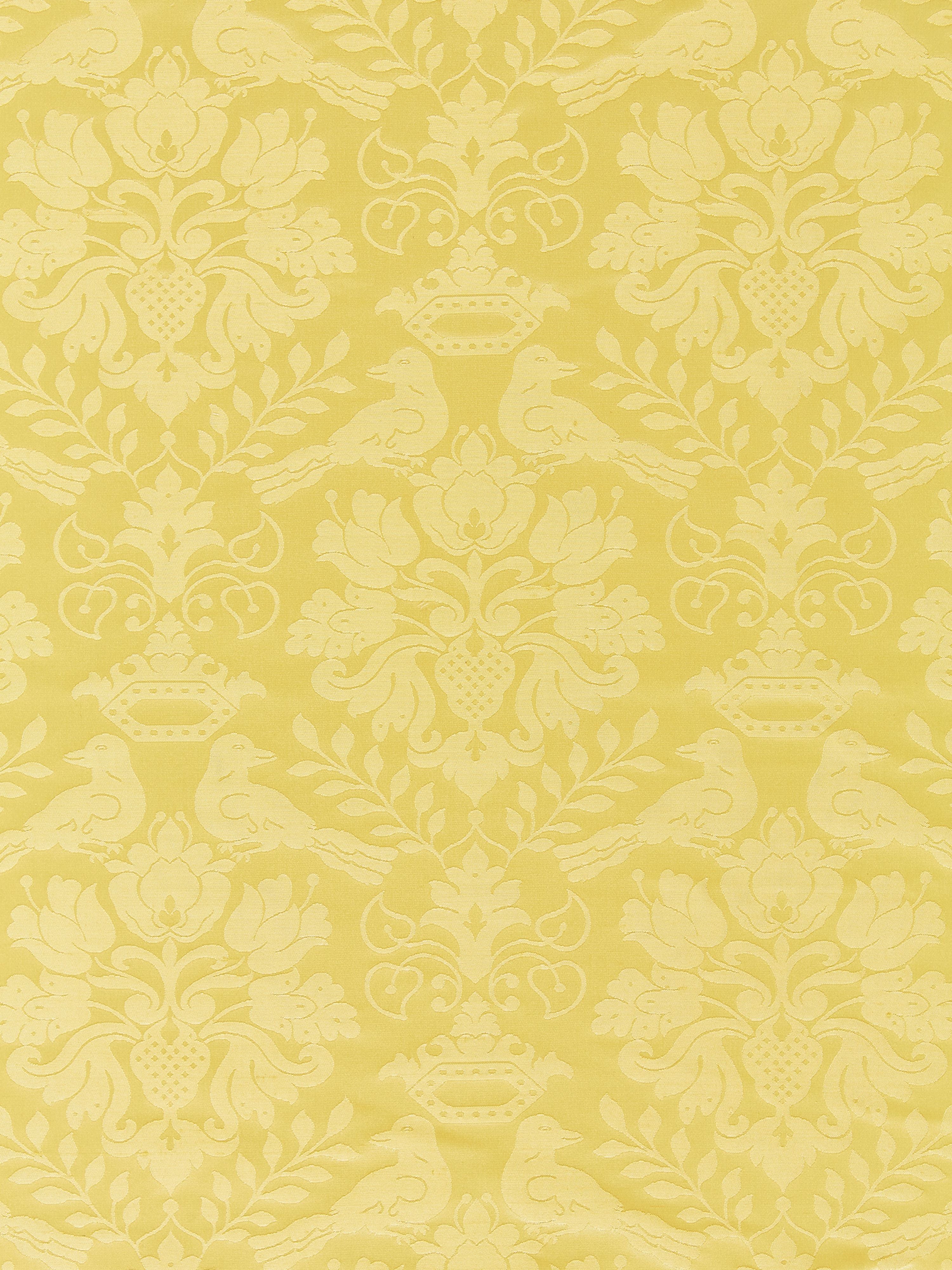 Love Bird fabric in butterscotch color - pattern number SC00051098MM - by Scalamandre in the Scalamandre Fabrics Book 2 collection