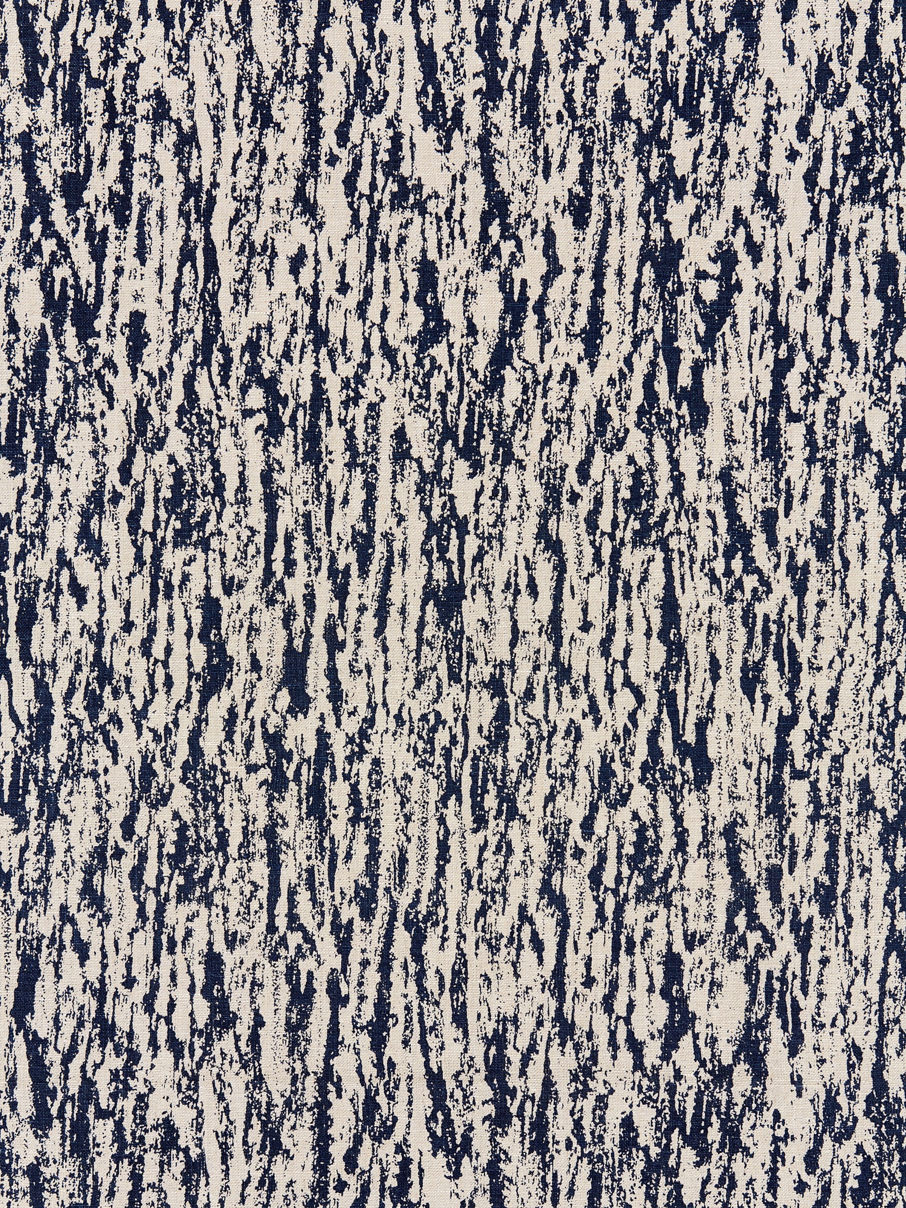 Sequoia Linen Print fabric in indigo color - pattern number SC000516599 - by Scalamandre in the Scalamandre Fabrics Book 2 collection