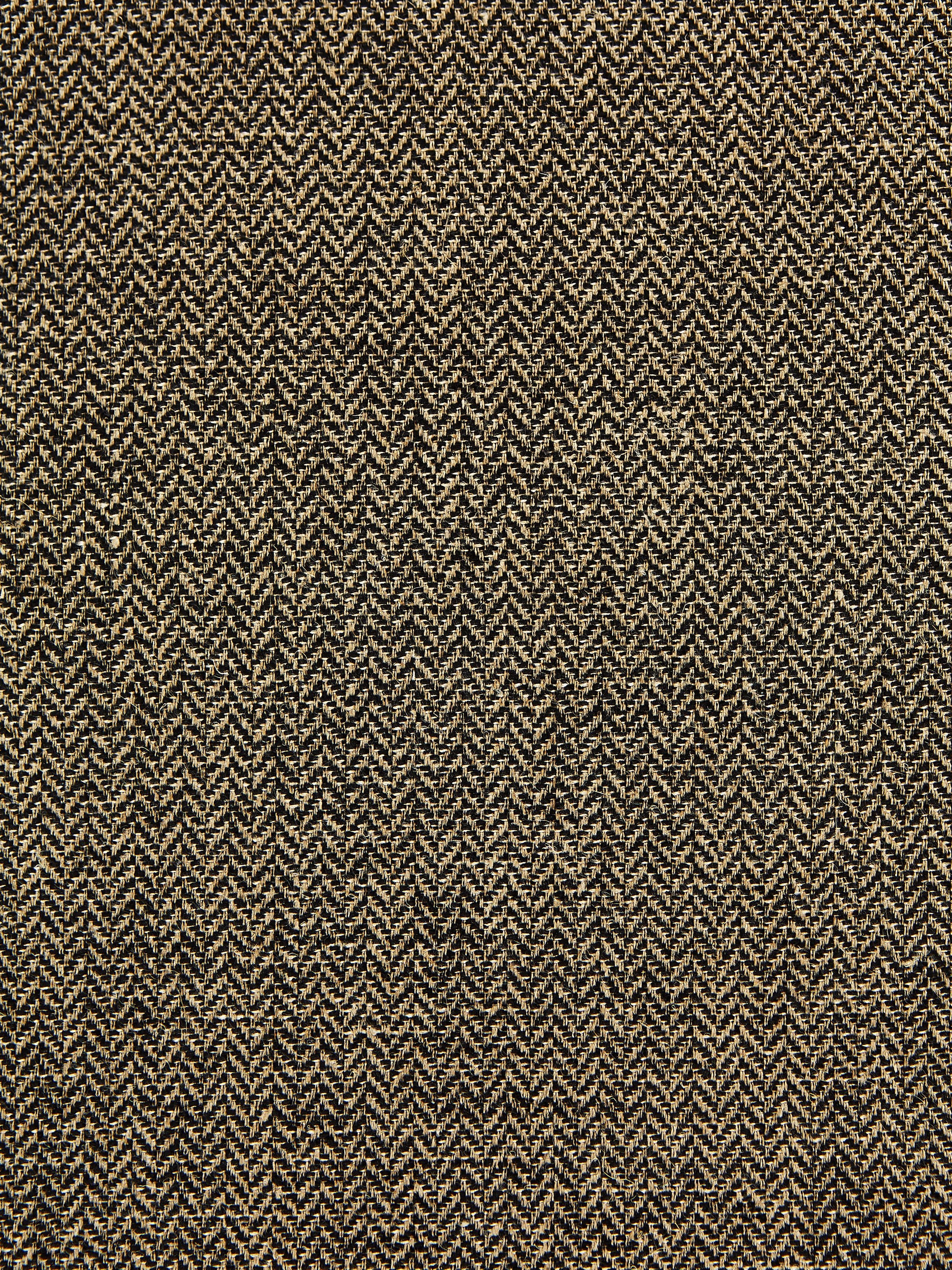 Oxford Herringbone Weave fabric in ebony color - pattern number SC000527006 - by Scalamandre in the Scalamandre Fabrics Book 2 collection