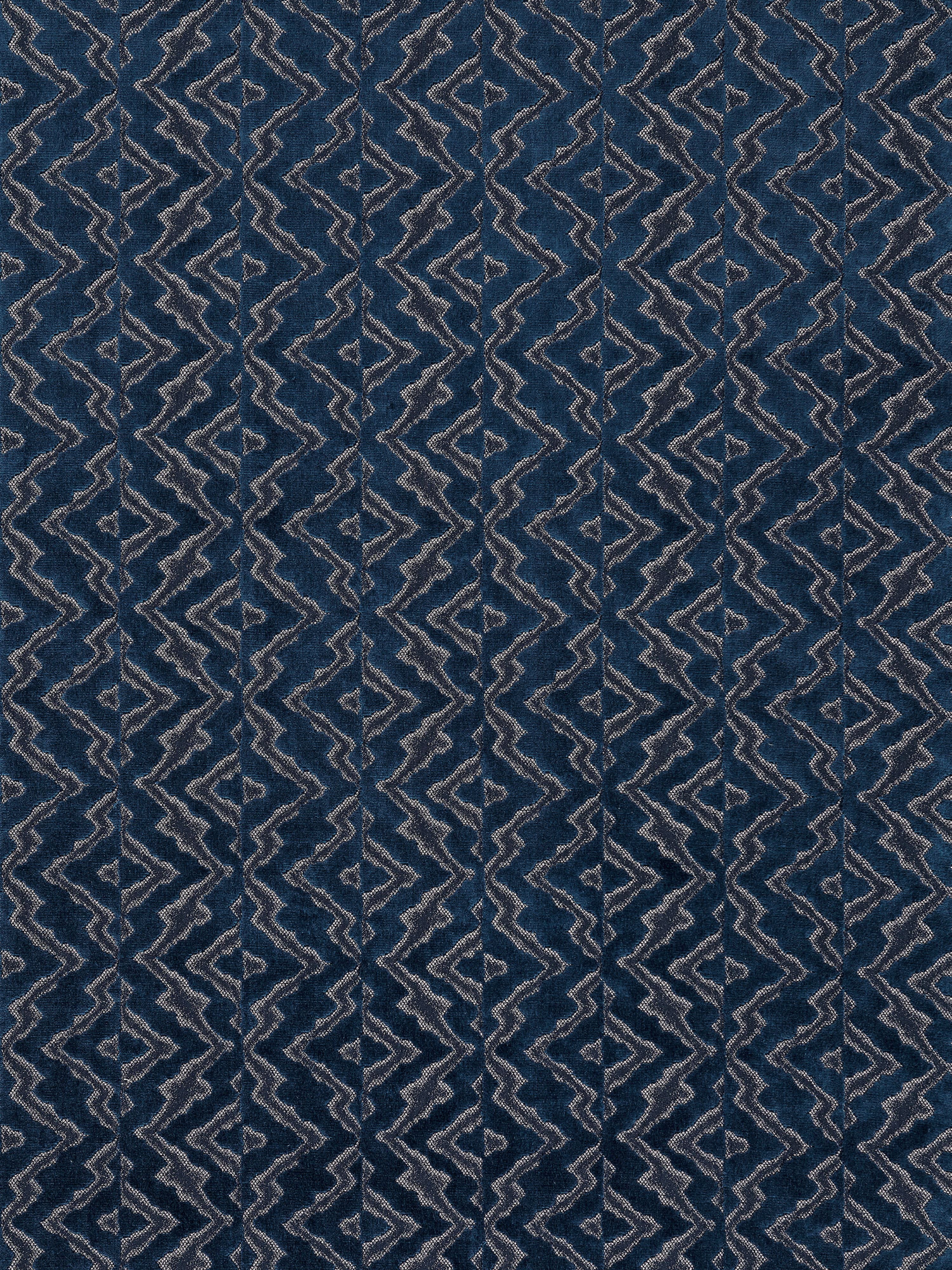 Echo Velvet fabric in midnight sky color - pattern number SC000527085 - by Scalamandre in the Scalamandre Fabrics Book 2 collection
