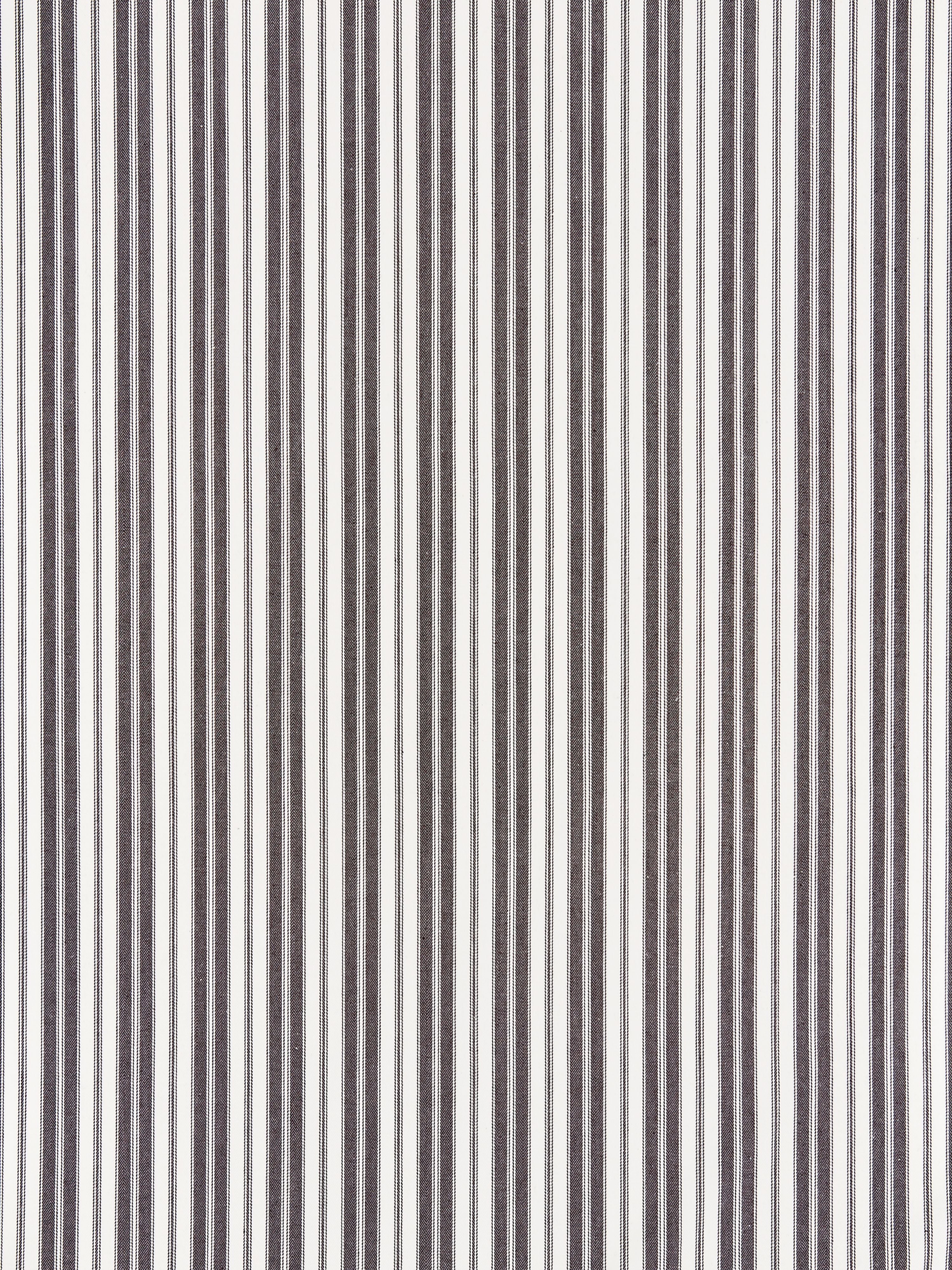 Devon Ticking Stripe fabric in charcoal color - pattern number SC000527115 - by Scalamandre in the Scalamandre Fabrics Book 2 collection