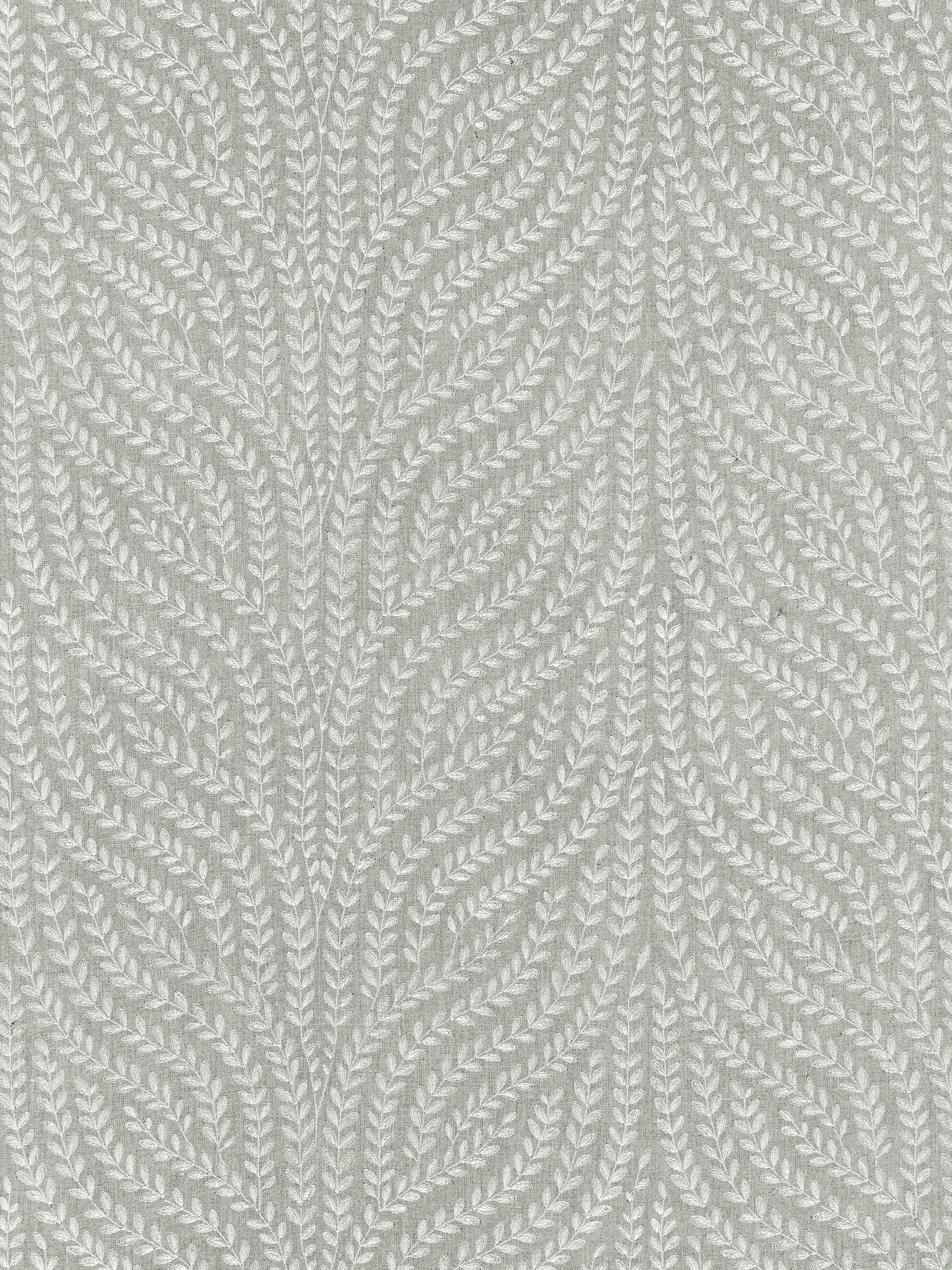 Willow Vine Embroidery fabric in french grey color - pattern number SC000527125 - by Scalamandre in the Scalamandre Fabrics Book 2 collection
