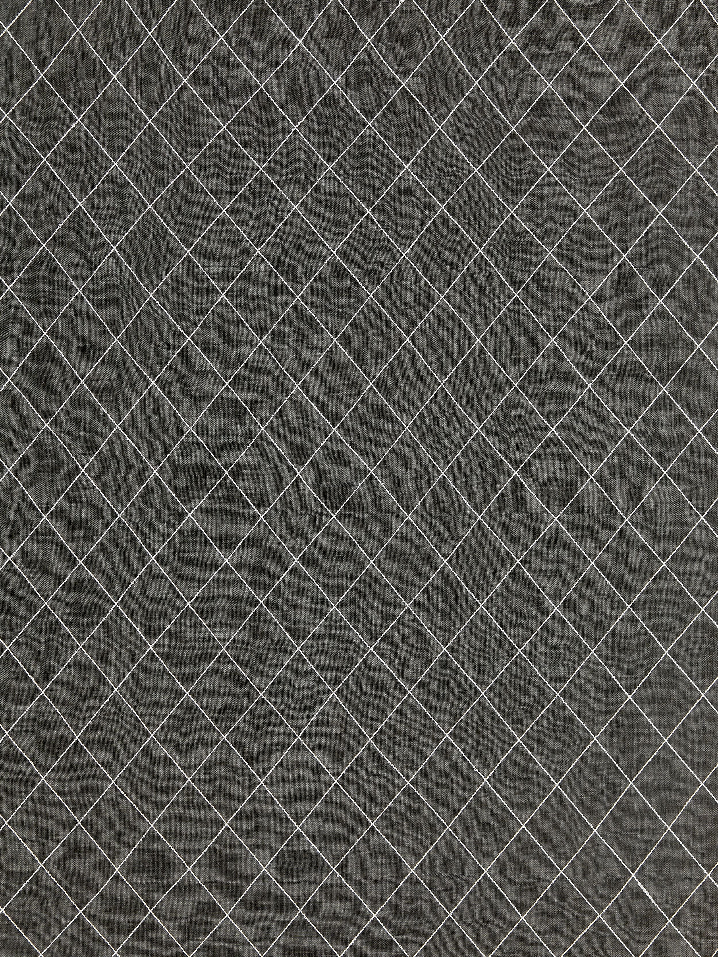 Counterpane fabric in charcoal color - pattern number SC000527150 - by Scalamandre in the Scalamandre Fabrics Book 2 collection