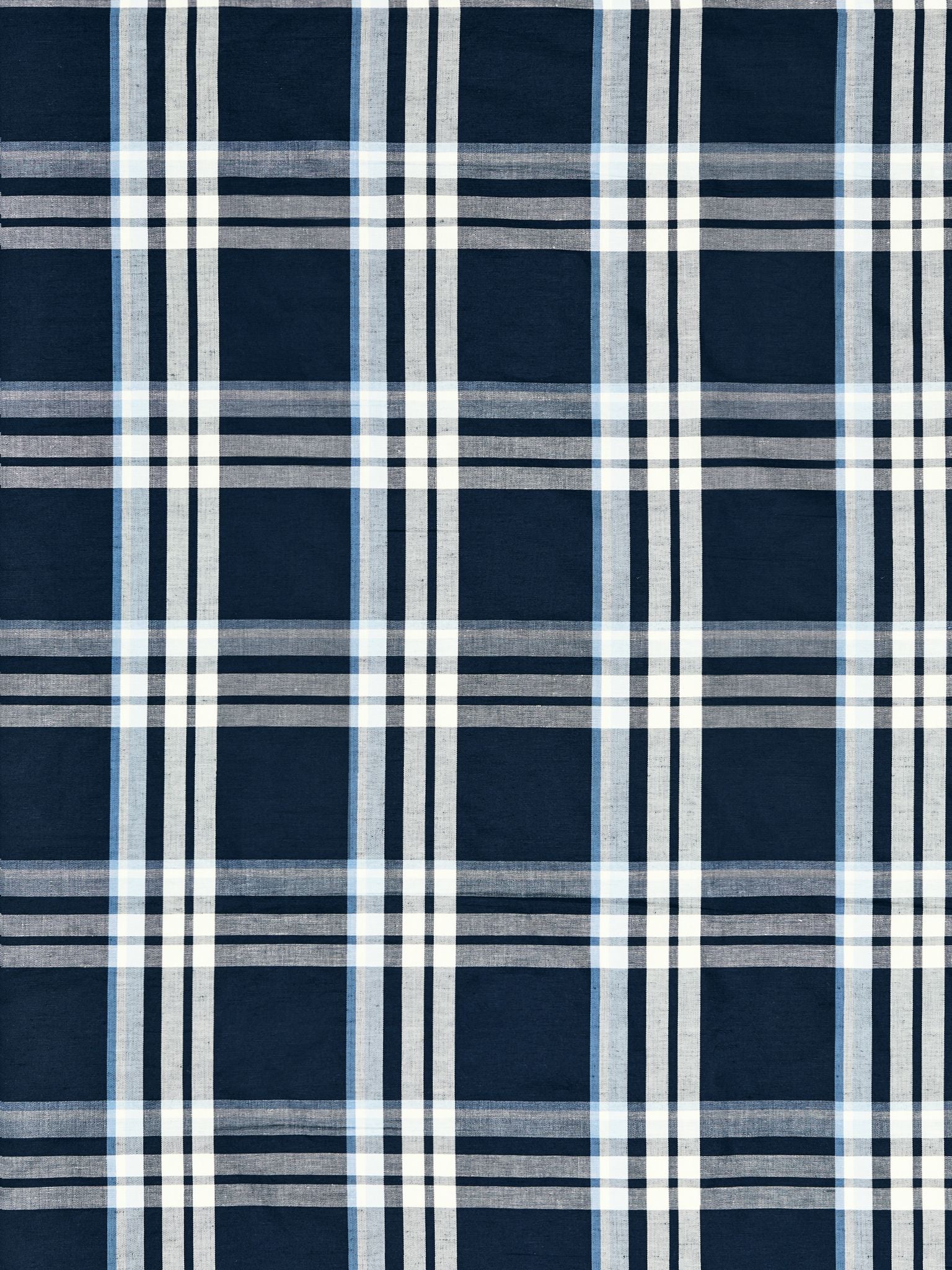 Modo Plaid fabric in bluestone color - pattern number SC000527221 - by Scalamandre in the Scalamandre Fabrics Book 2 collection