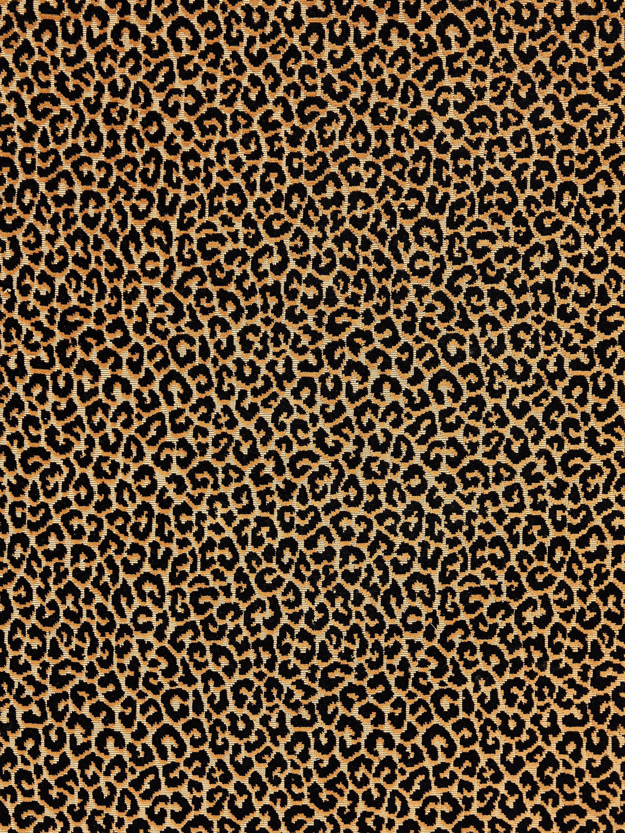 Panthera Velvet fabric in ebony color - pattern number SC000627037 - by Scalamandre in the Scalamandre Fabrics Book 2 collection