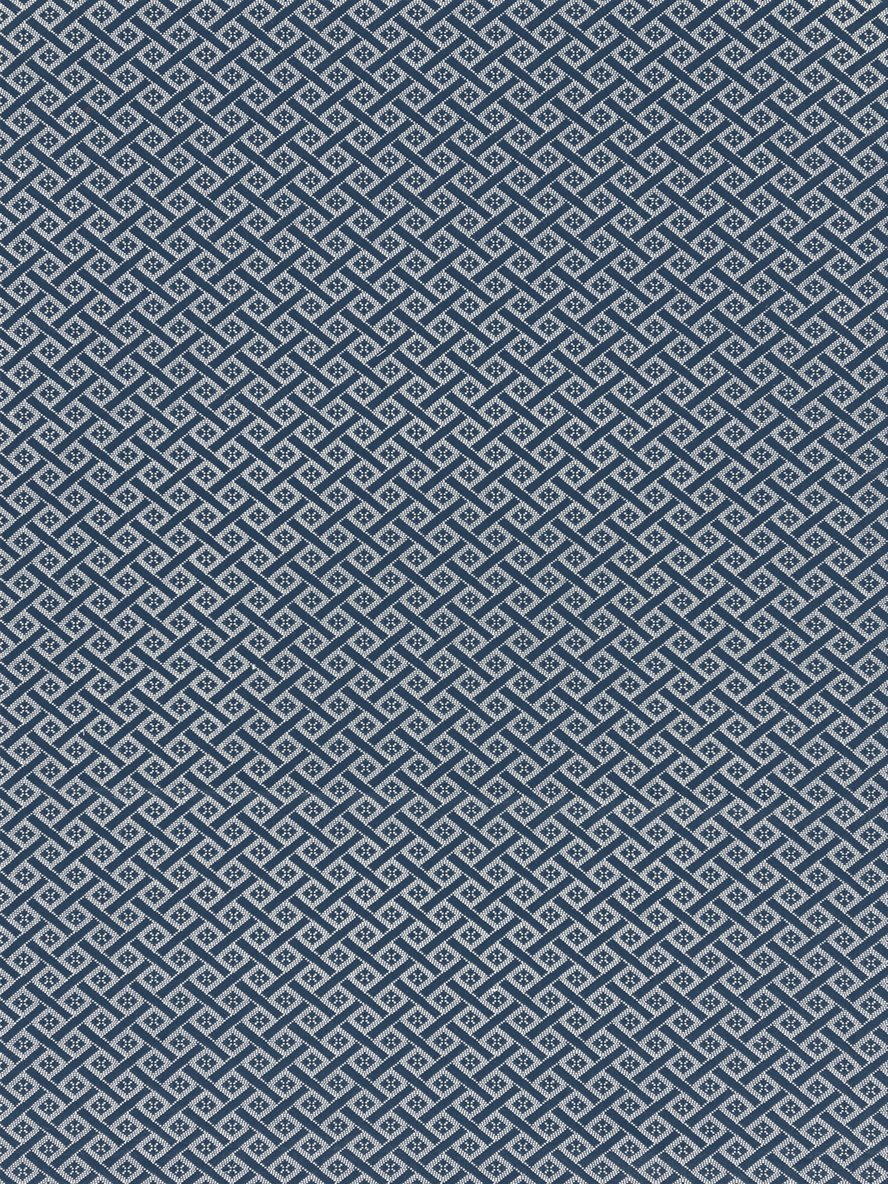 Diamante Matelasse fabric in navy color - pattern number SC000627223 - by Scalamandre in the Scalamandre Fabrics Book 2 collection