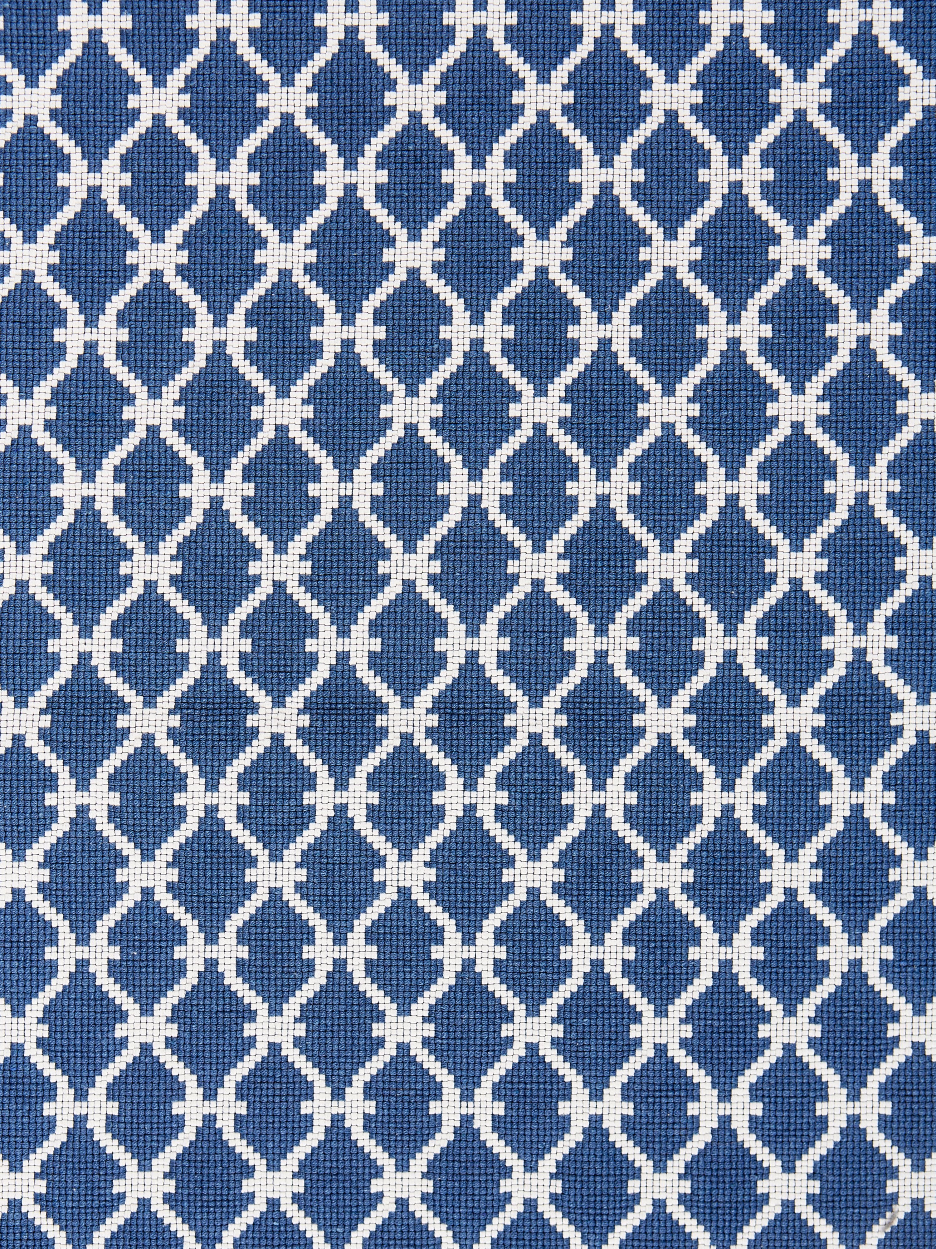 Trellis Weave fabric in denim color - pattern number SC000727009 - by Scalamandre in the Scalamandre Fabrics Book 2 collection