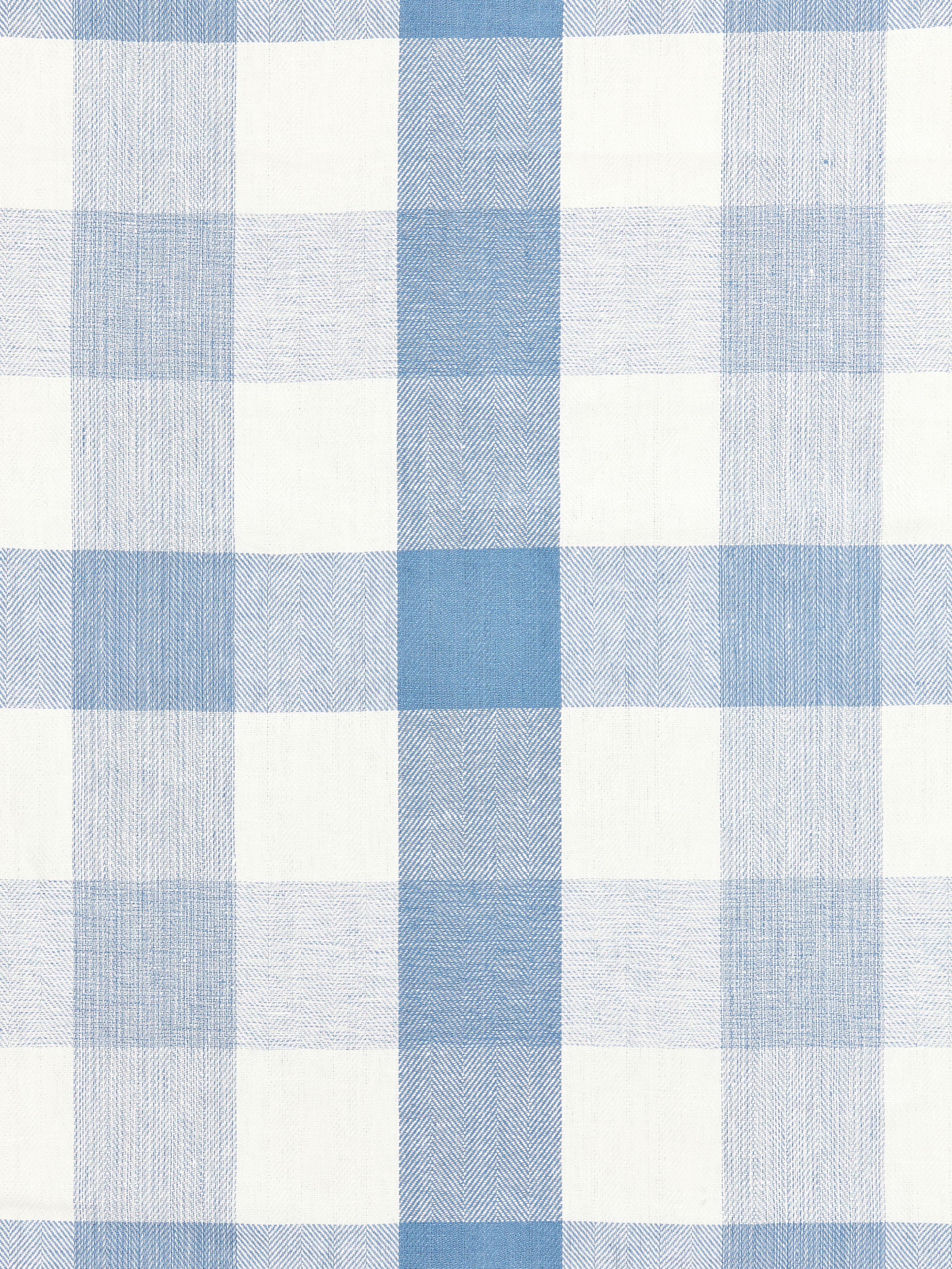 Westport Linen Plaid fabric in sky color - pattern number SC000727135 - by Scalamandre in the Scalamandre Fabrics Book 2 collection
