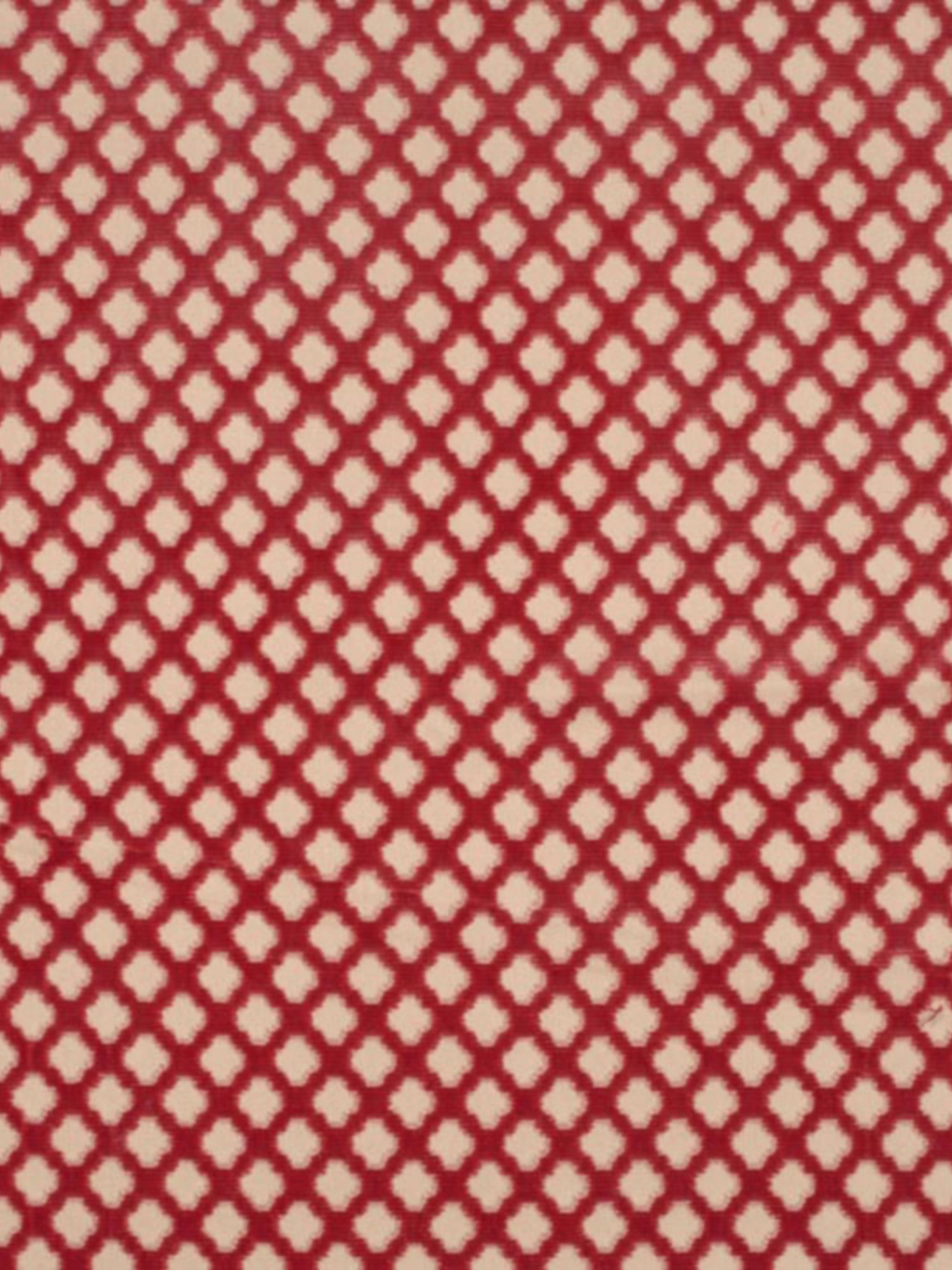 Pomfret - Silk fabric in coral on beige color - pattern number SC000826692 - by Scalamandre in the Scalamandre Fabrics Book 2 collection
