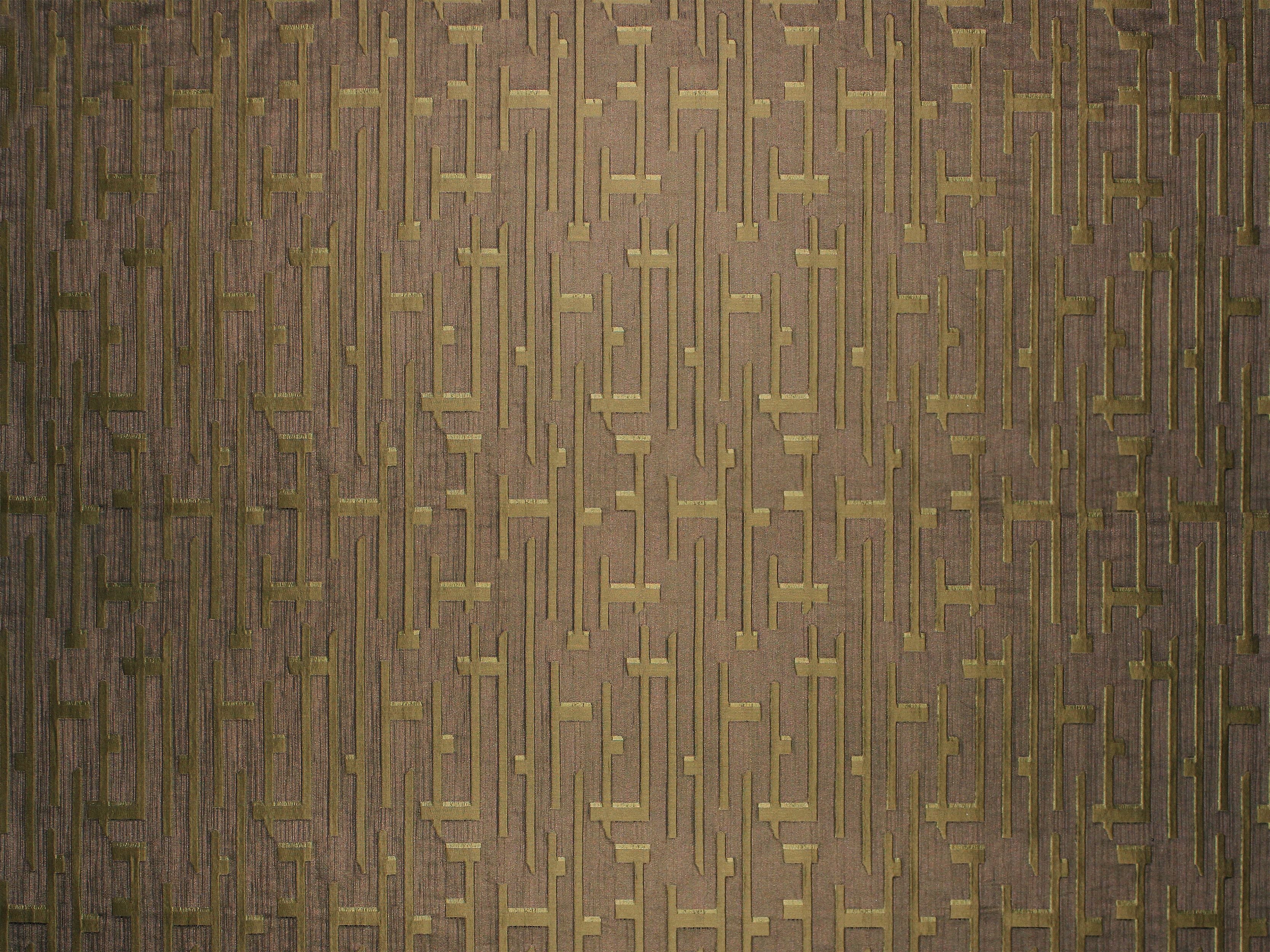 Tableau fabric in espresso color - pattern number SC000926969 - by Scalamandre in the Scalamandre Fabrics Book 2 collection
