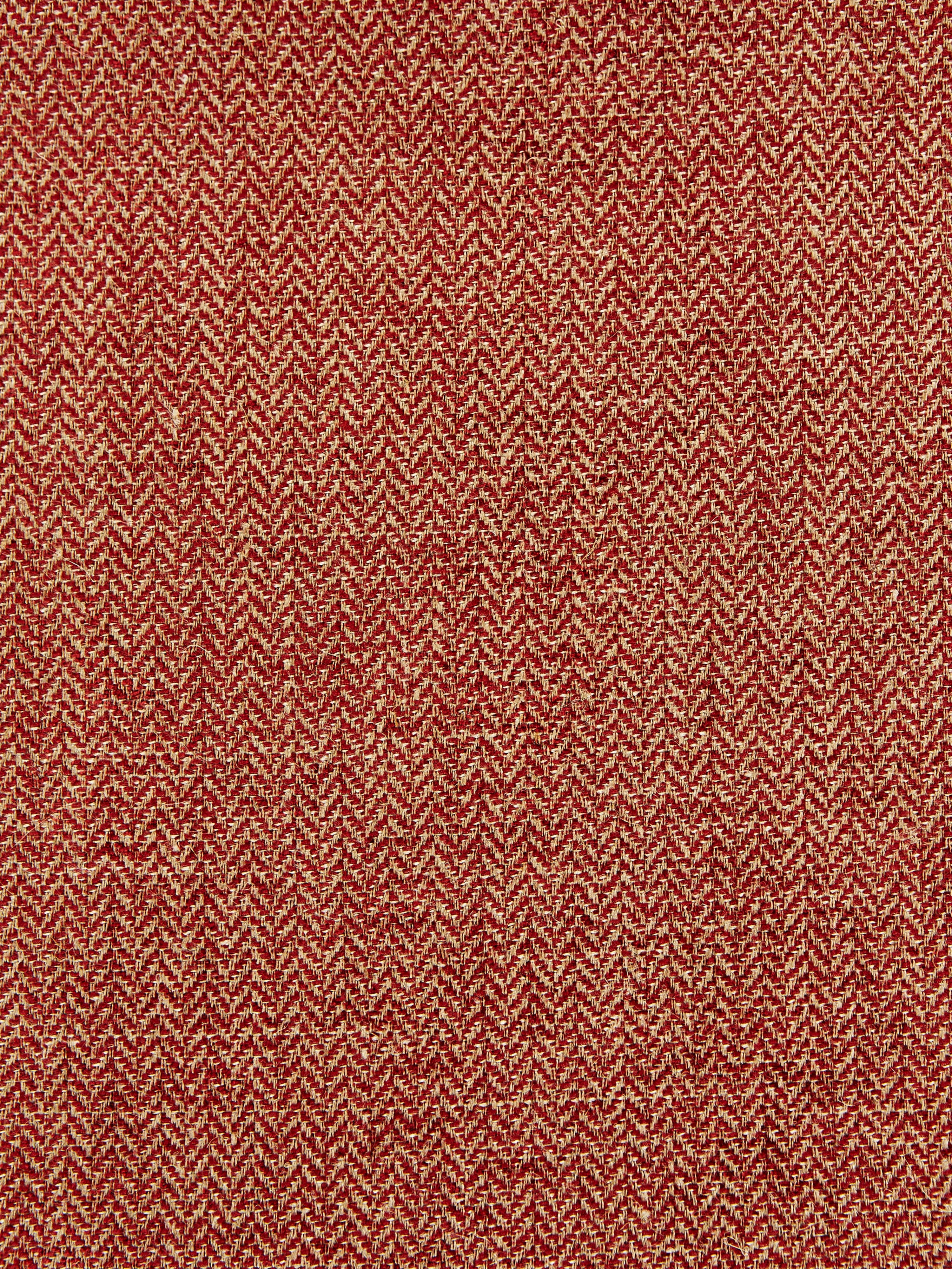 Oxford Herringbone Weave fabric in russet color - pattern number SC001027006 - by Scalamandre in the Scalamandre Fabrics Book 2 collection