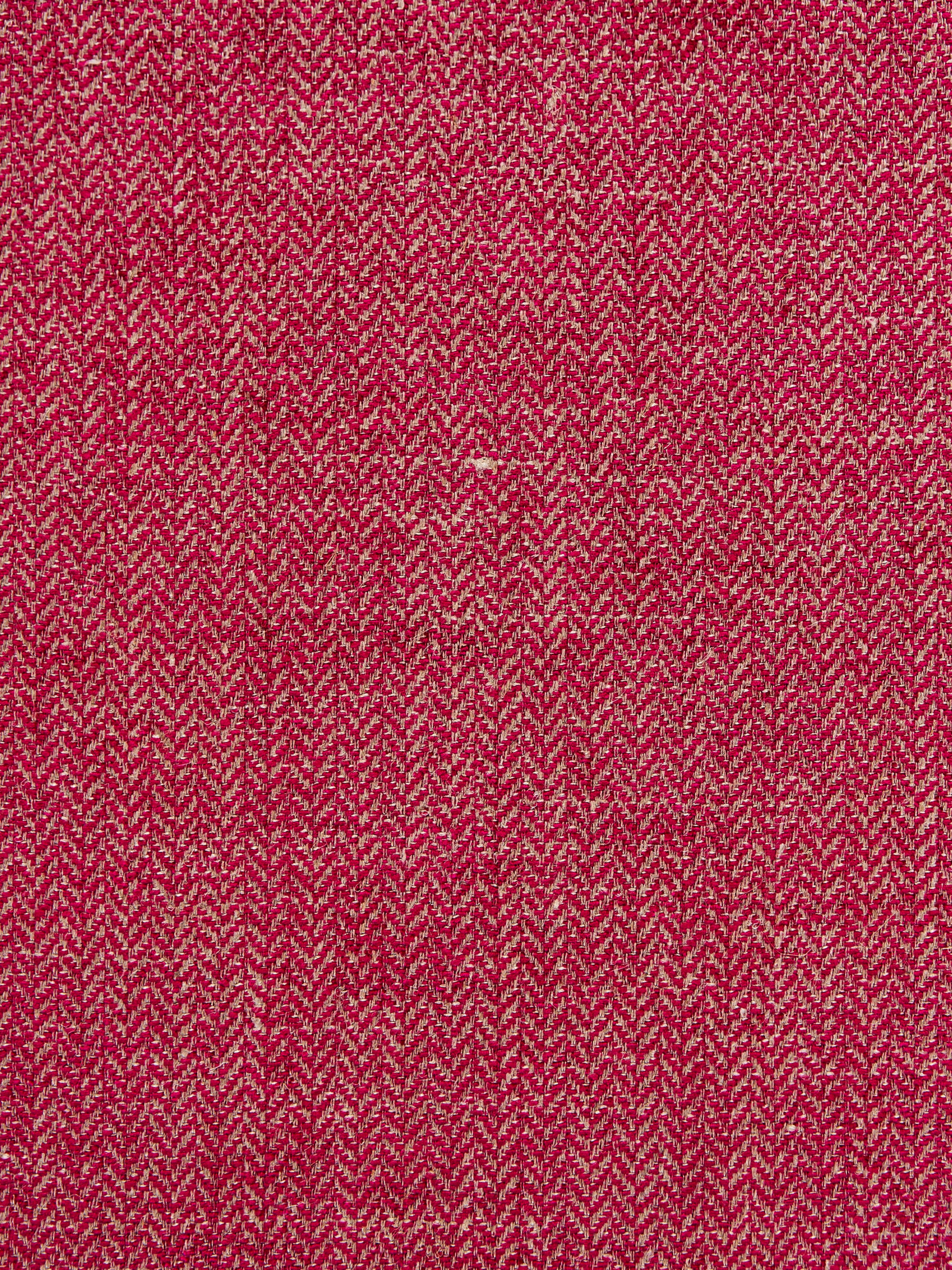 Oxford Herringbone Weave fabric in fuchsia color - pattern number SC001227006 - by Scalamandre in the Scalamandre Fabrics Book 2 collection
