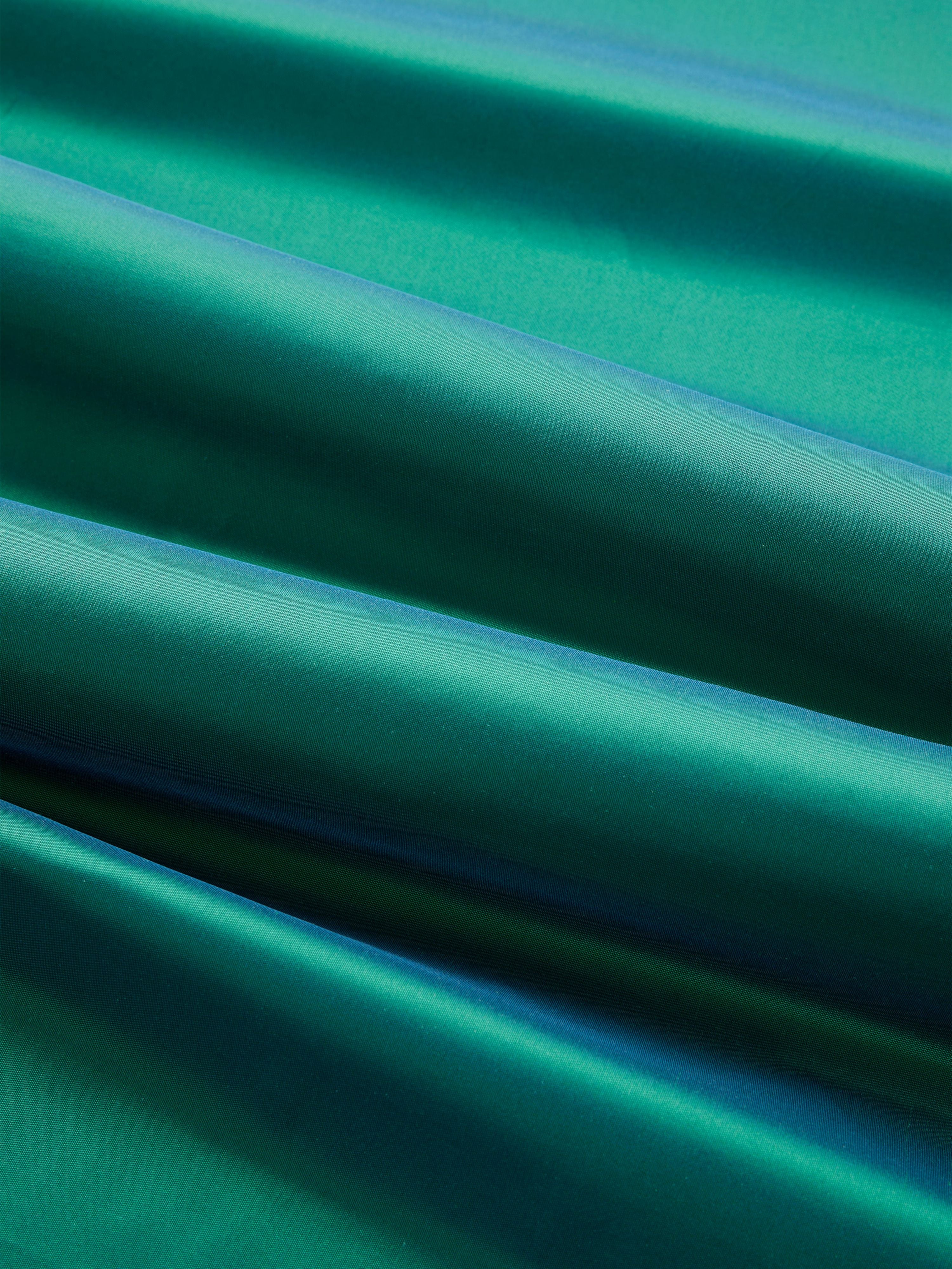 Olympia Silk Taffeta fabric in emerald color - pattern number SC002427250 - by Scalamandre in the Scalamandre Fabrics Book 2 collection