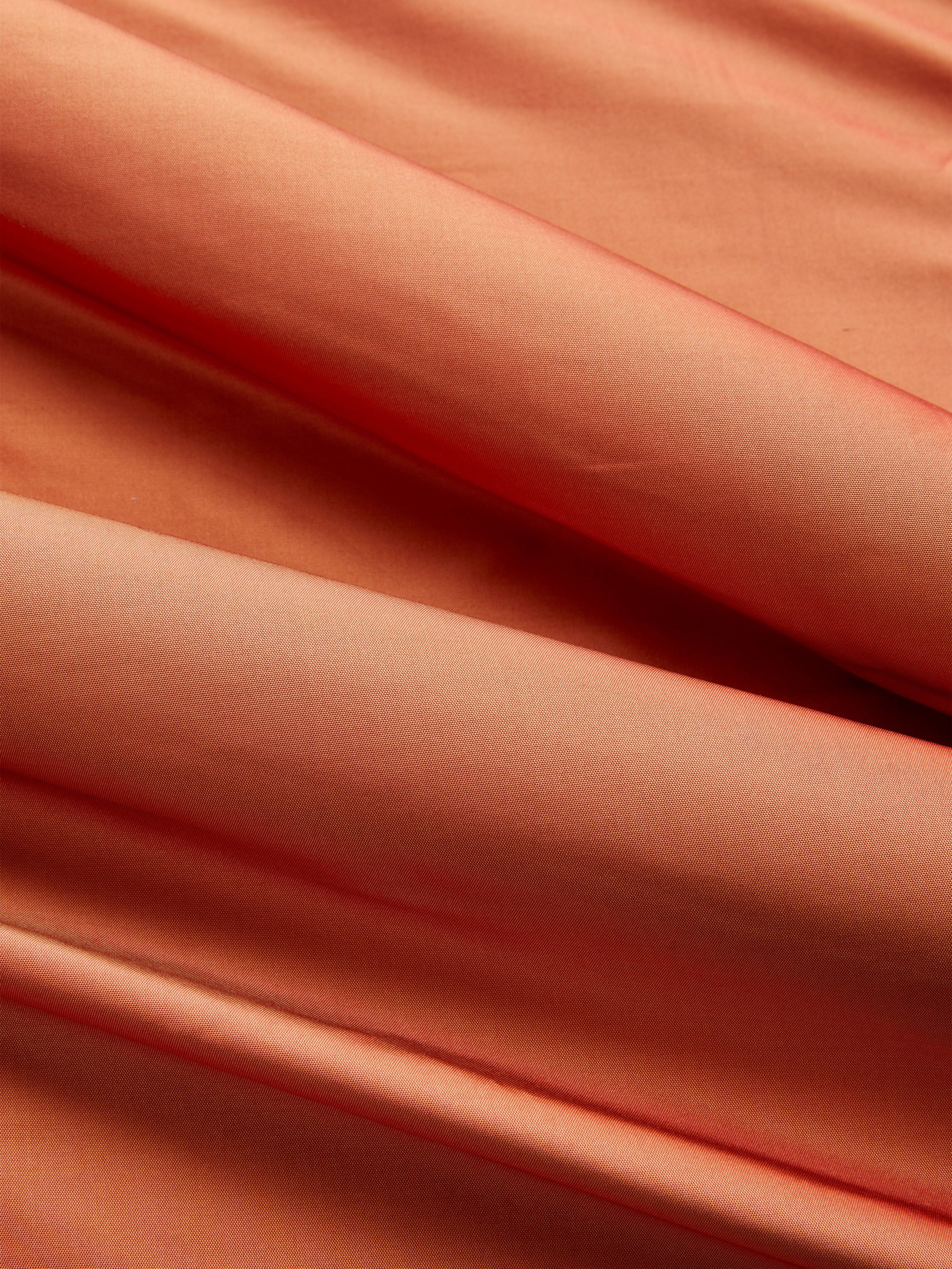 Olympia Silk Taffeta fabric in terracotta color - pattern number SC003627250 - by Scalamandre in the Scalamandre Fabrics Book 2 collection