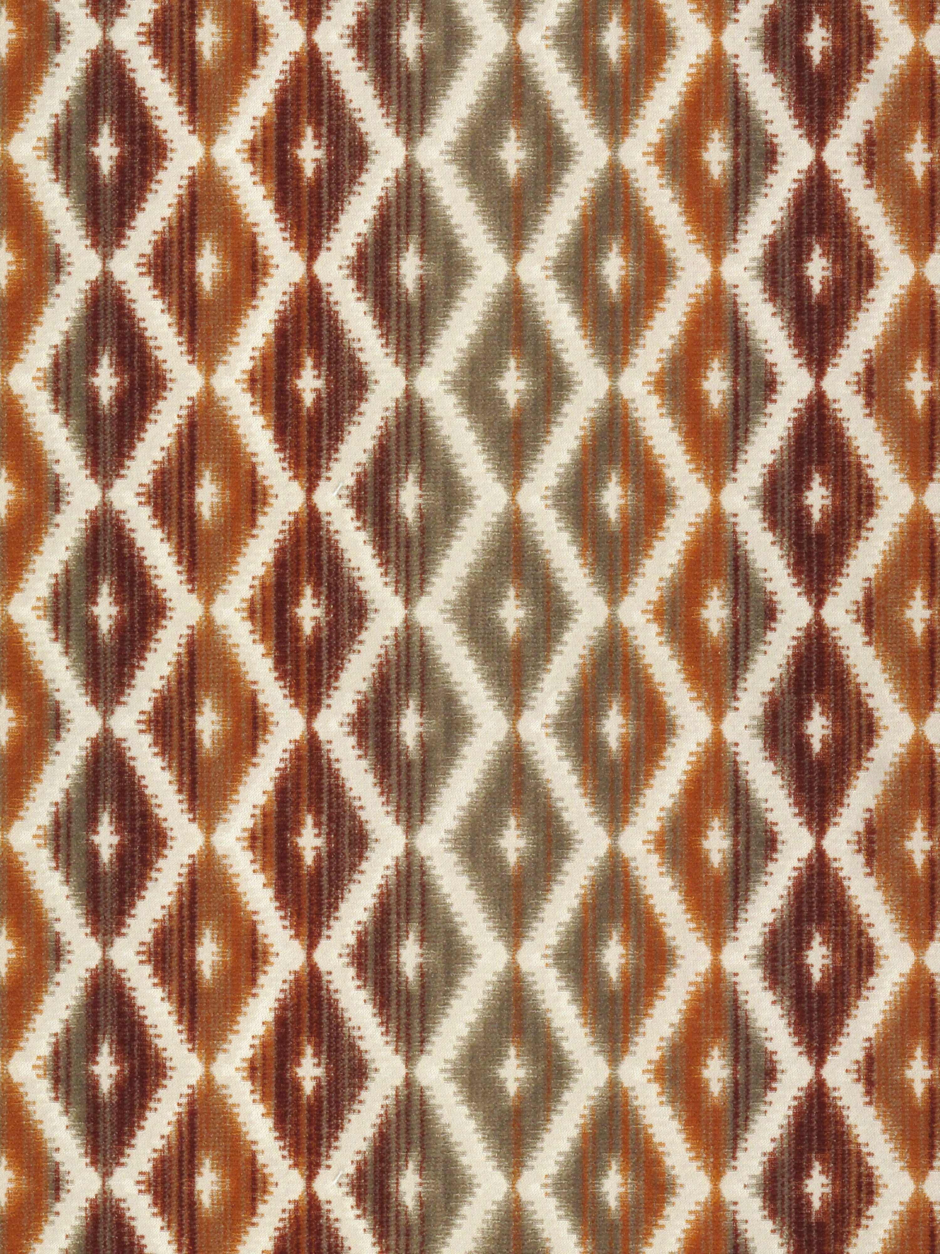 Diamantina fabric in brick color - pattern number SI 00071316 - by Scalamandre in the Old World Weavers collection