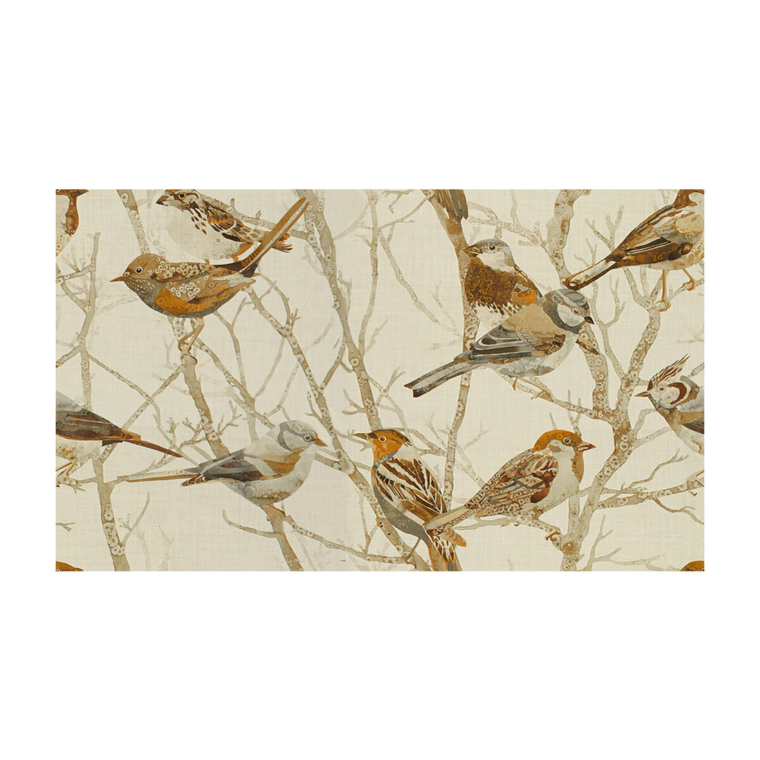 Perched fabric in natural color - pattern SPARROWS2.611.0 - by Kravet Couture