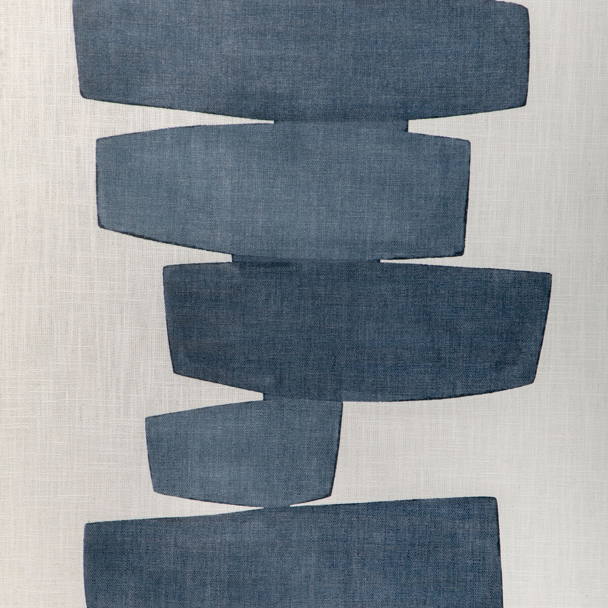 Stacked fabric in indigo color - pattern number STACKED.50.0 - by Kravet Couture in the Art District collection
