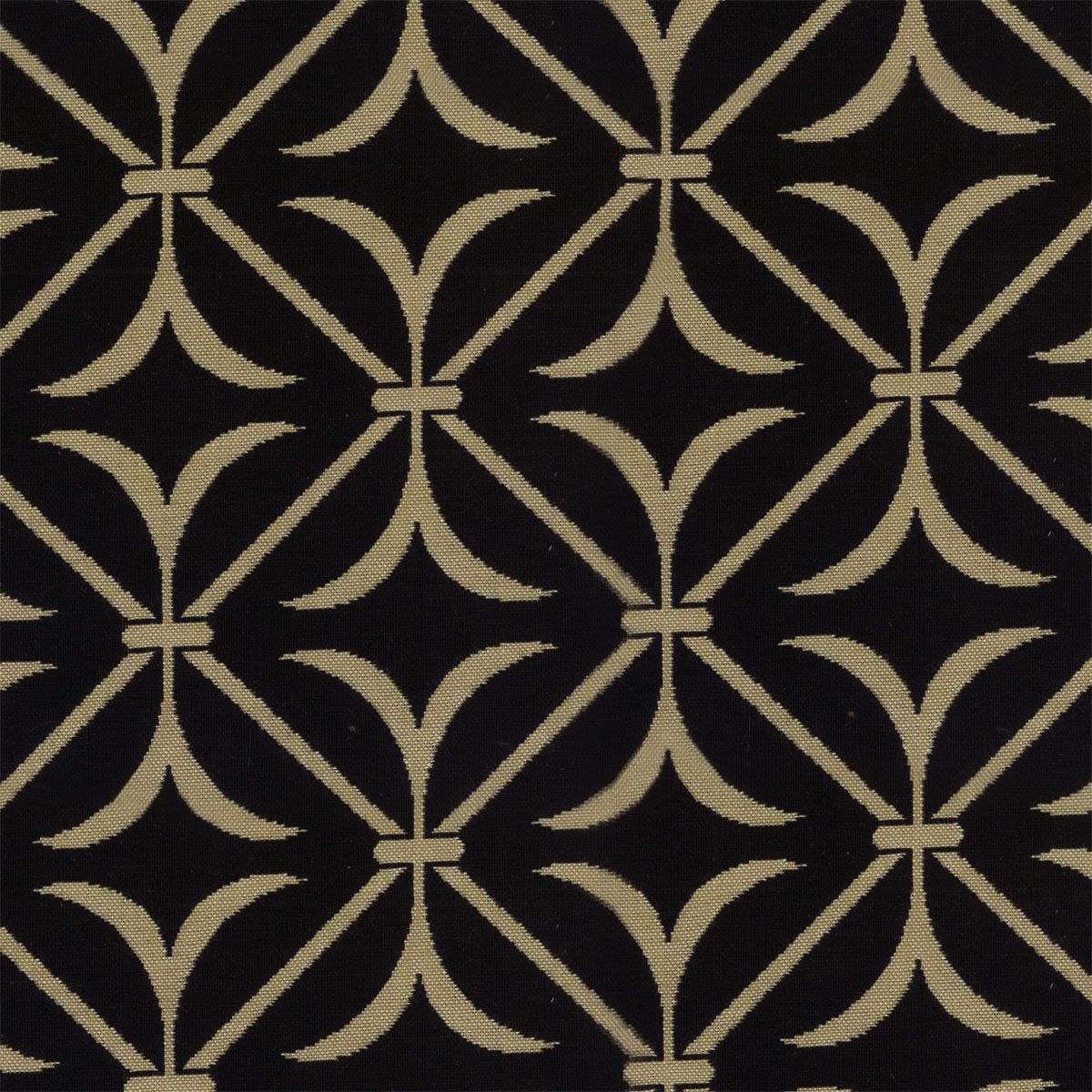 Filigree fabric in black color - pattern number SU 0003P837 - by Scalamandre in the Old World Weavers collection