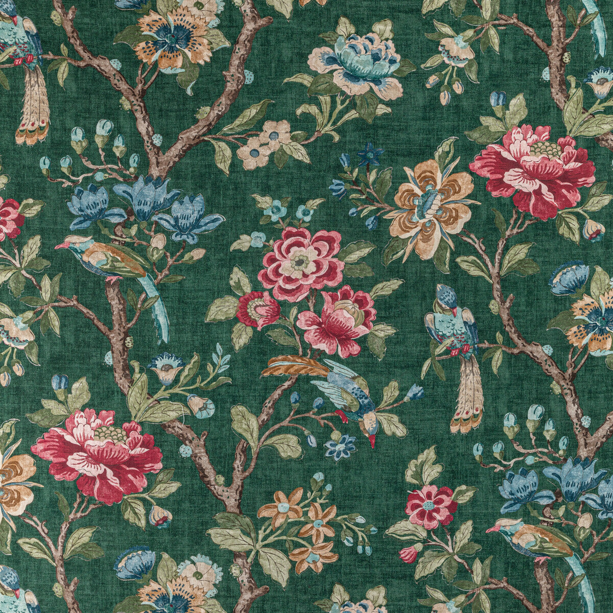 Symphony fabric in emerald color - pattern SYMPHONY.319.0 - by Kravet Couture in the Corey Damen Jenkins Trad Nouveau collection