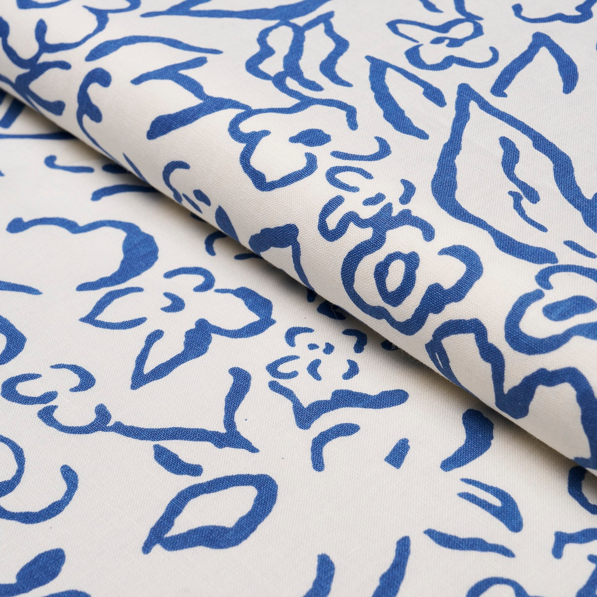 Matisse fabric in cobalt color - pattern number TL400053 - by Schumacher in the Tillett collection