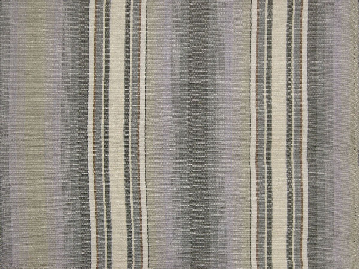 Calette Stripe fabric in charcoal multi color - pattern number TO 00013999 - by Scalamandre in the Old World Weavers collection