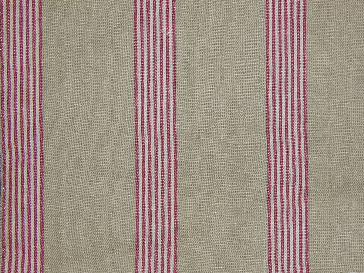 Soline Stripe fabric in red multi color - pattern number TO 00024002 - by Scalamandre in the Old World Weavers collection