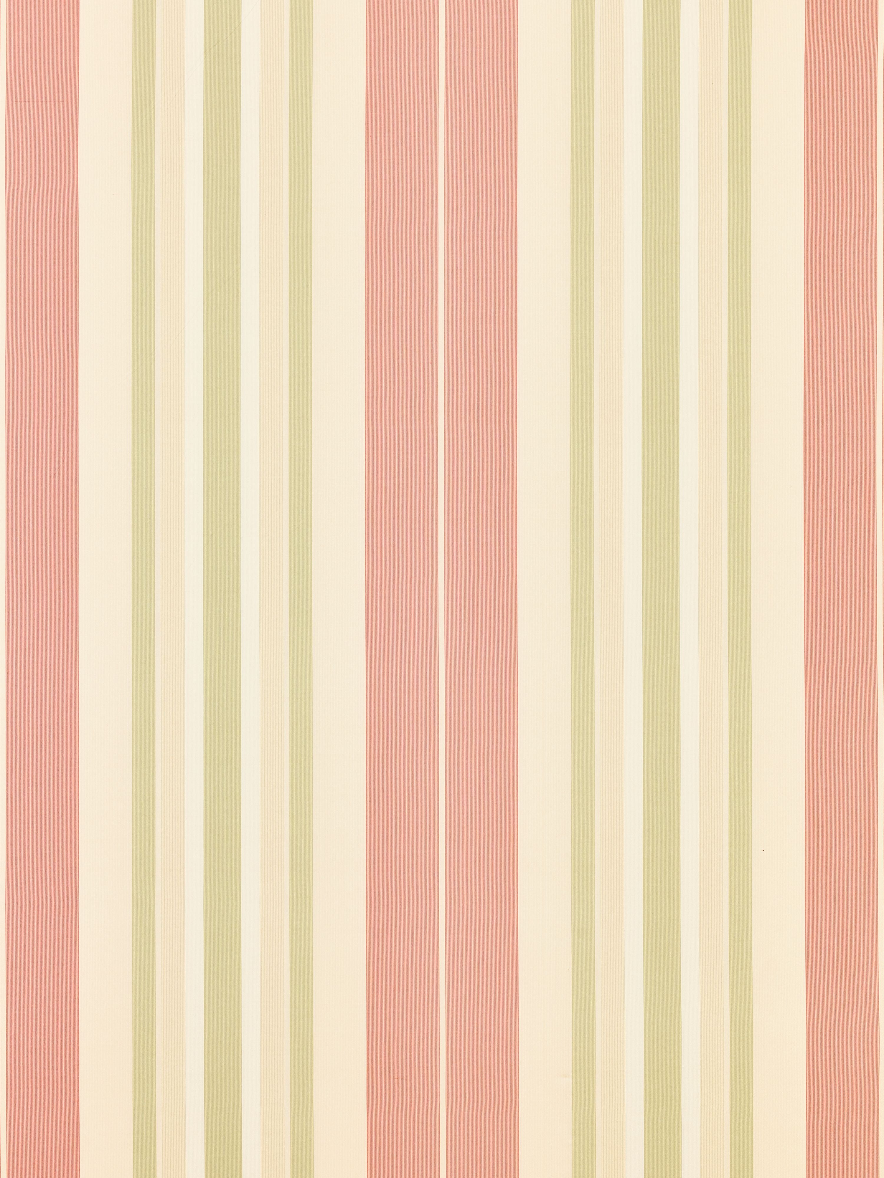 Deanna Stripe fabric in rose green color - pattern number TT 00010016 - by Scalamandre in the Old World Weavers collection