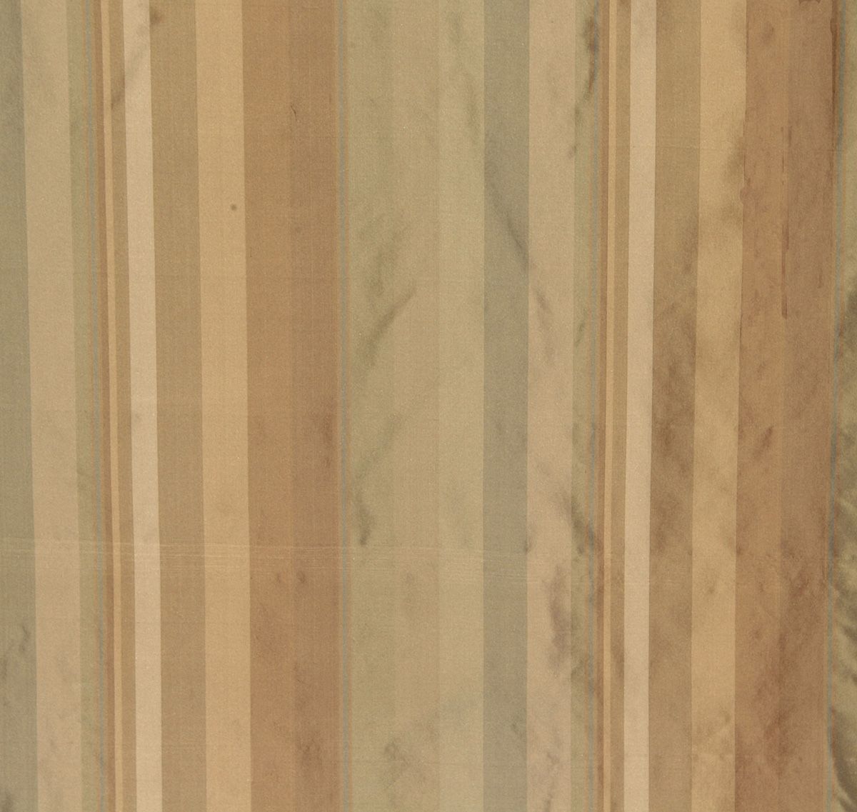 Jacqueline Stripe fabric in green gold bronze color - pattern number TT 00010200 - by Scalamandre in the Old World Weavers collection