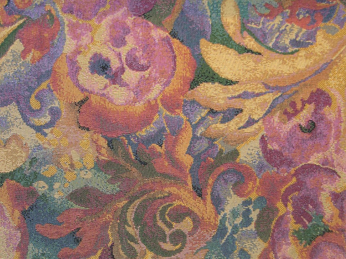 Teofilo fabric in multi gold color - pattern number TV 00011840 - by Scalamandre in the Old World Weavers collection