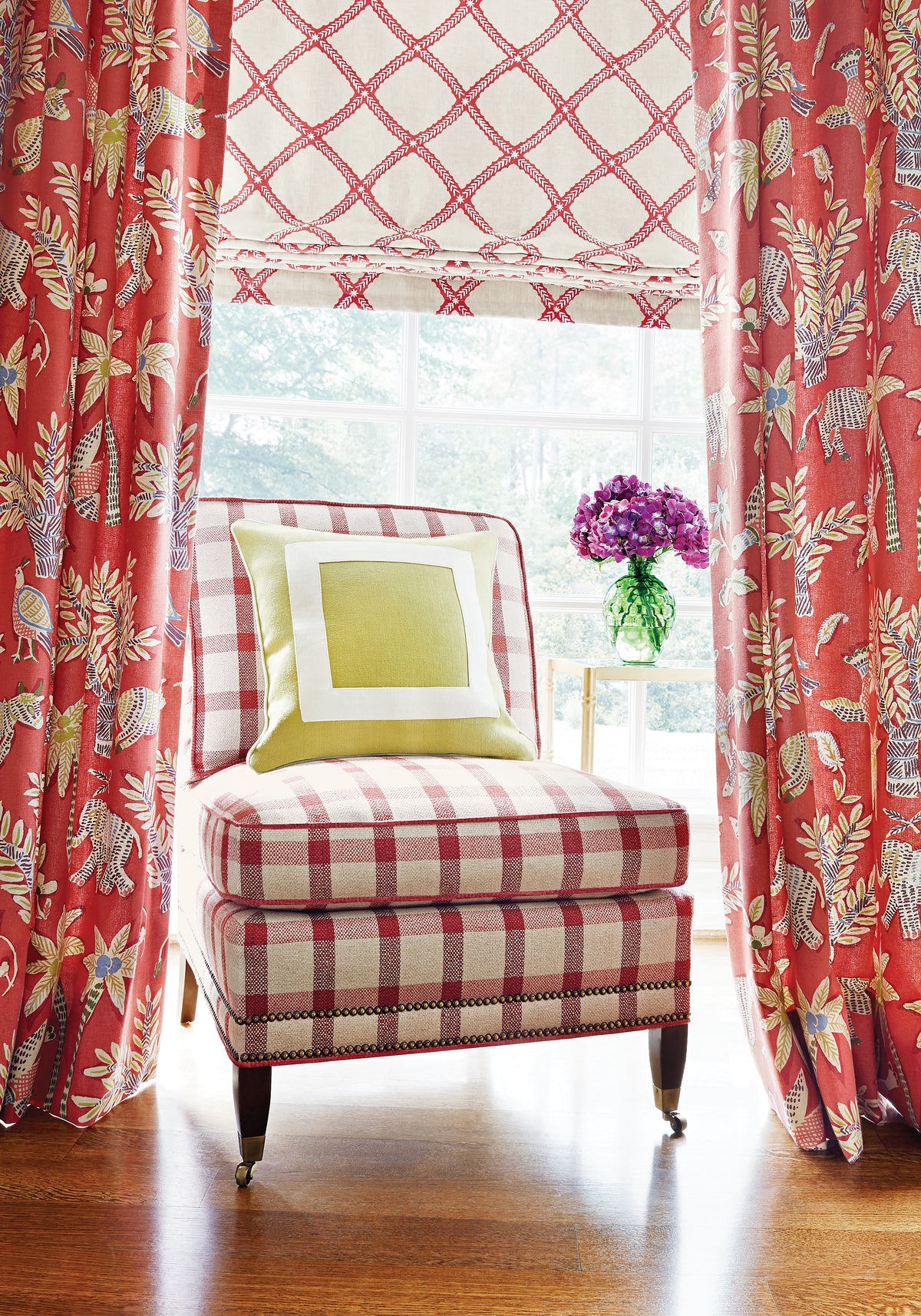 Goa printed fabric in sun baked color - pattern number F988725 - by Thibaut in the Trade Routes collection