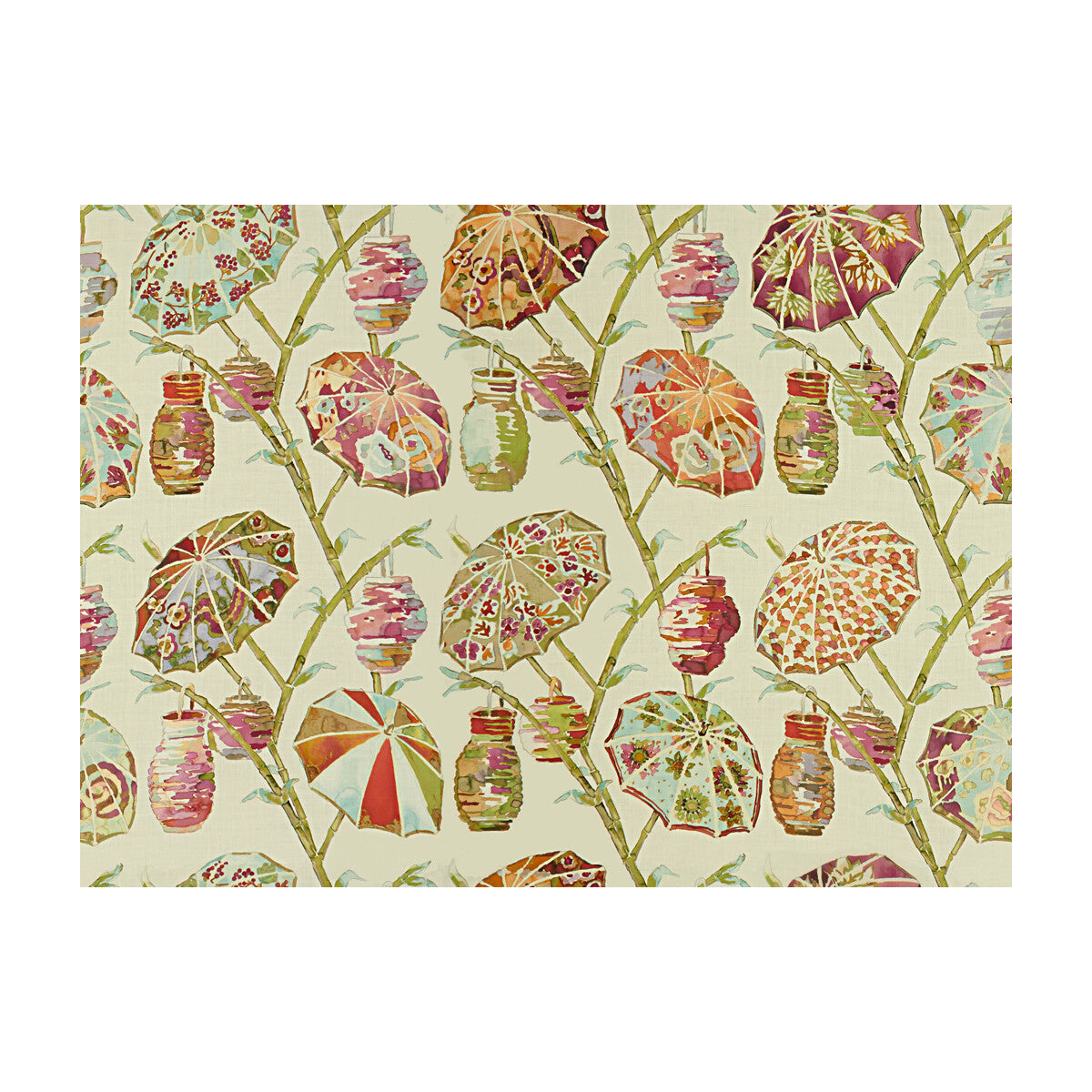 Umbrellas fabric in spring color - pattern UMBRELLAS.317.0 - by Kravet Design