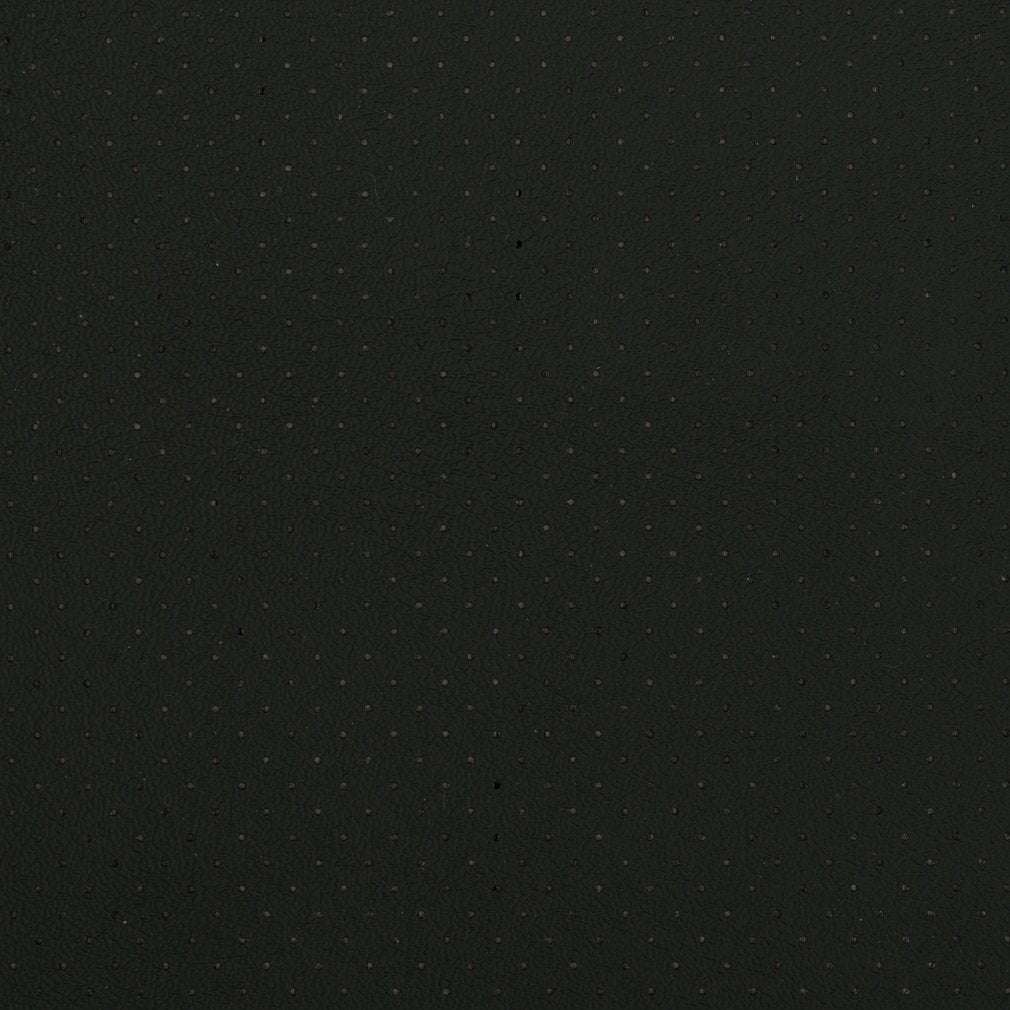 Perforated Faux Leather fabric in ebony color - pattern number V402 - by Charlotte in the Automotive Vinyl collection
