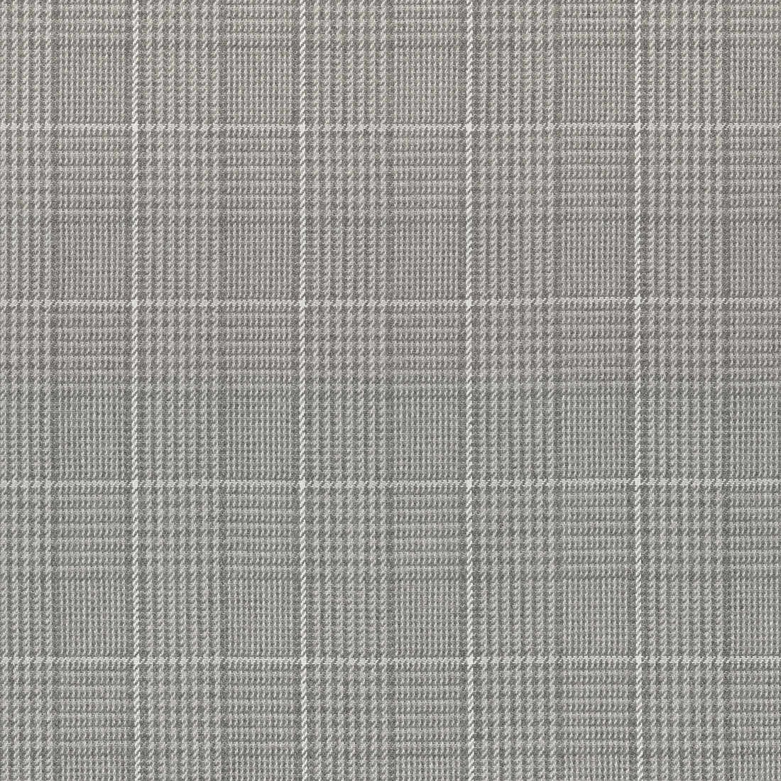Grassmarket Check fabric in grey color - pattern number W710200 - by Thibaut in the Colony collection
