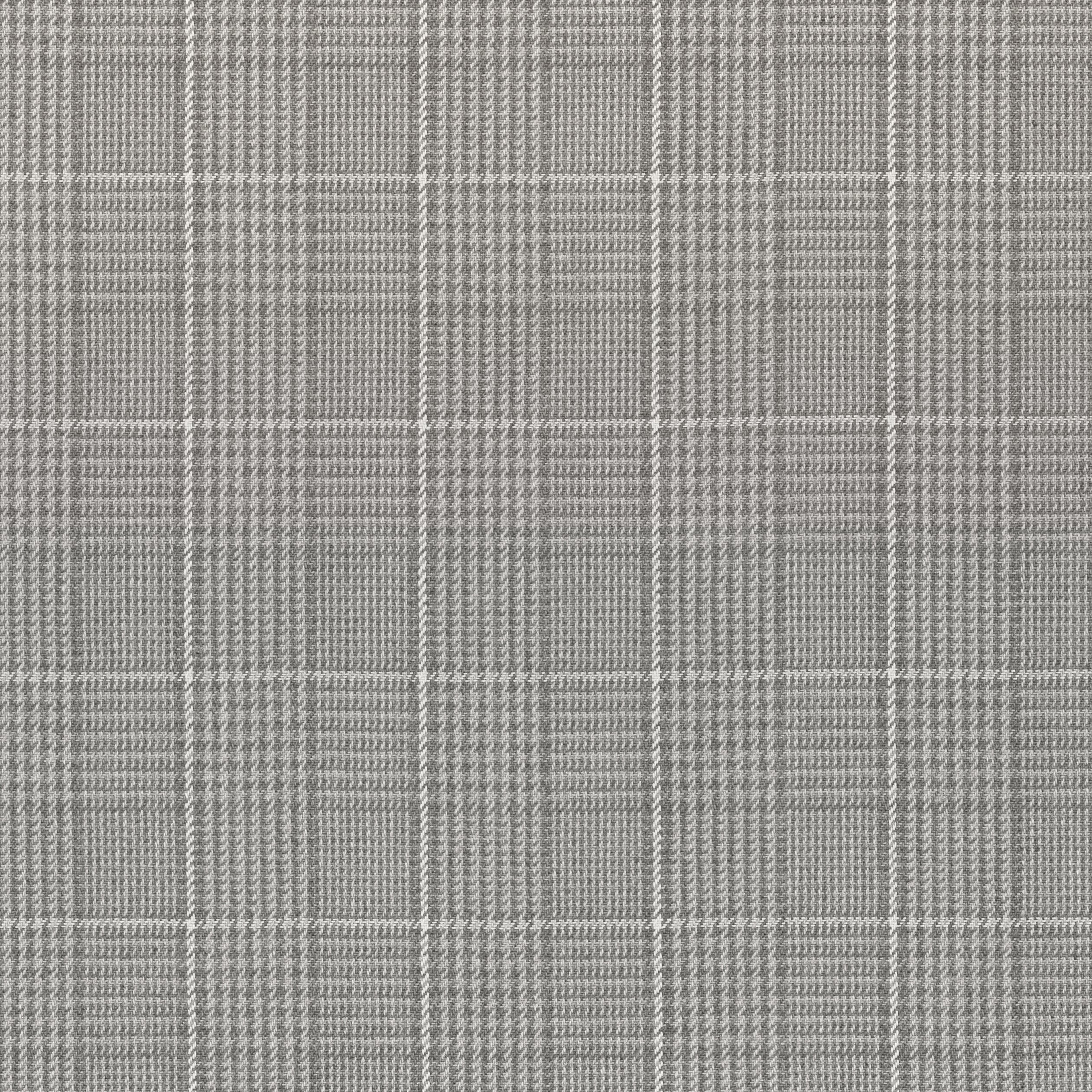 Grassmarket Check fabric in grey color - pattern number W710200 - by Thibaut in the Colony collection