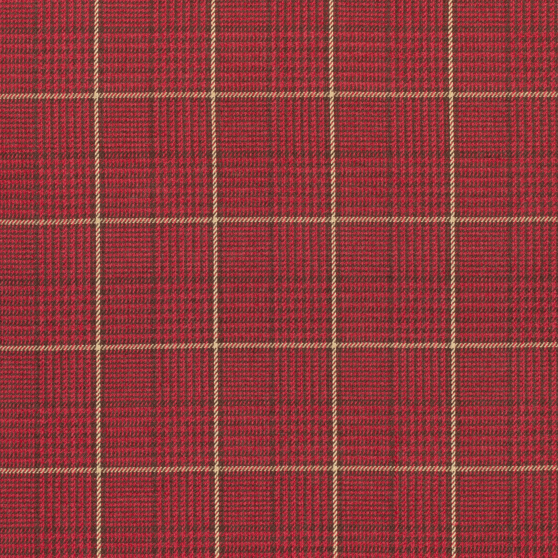 Grassmarket Check fabric in red color - pattern number W710204 - by Thibaut in the Colony collection