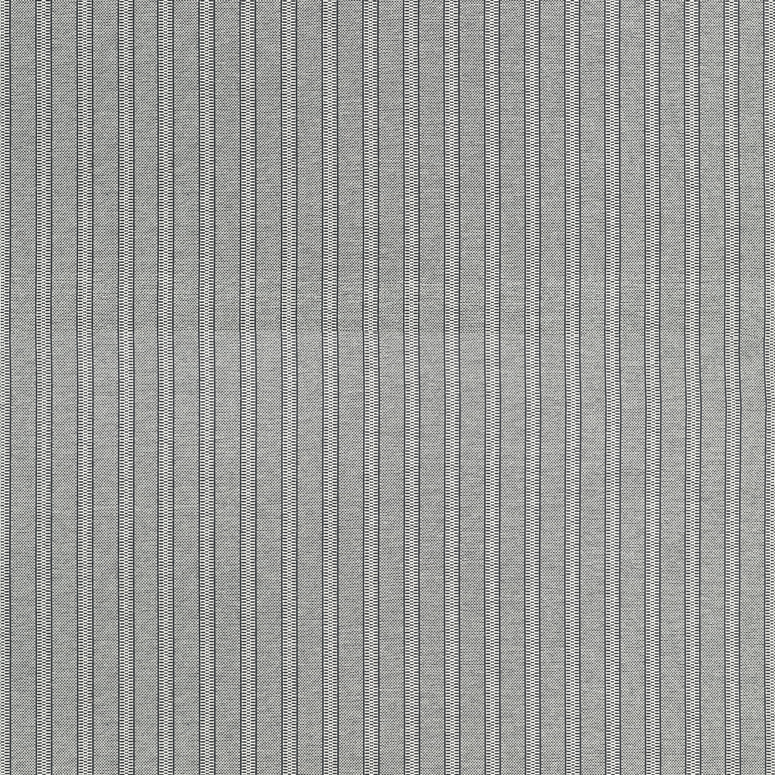 Emmons Stripe fabric in charcoal color - pattern number W711121 - by Thibaut in the Acadia collection