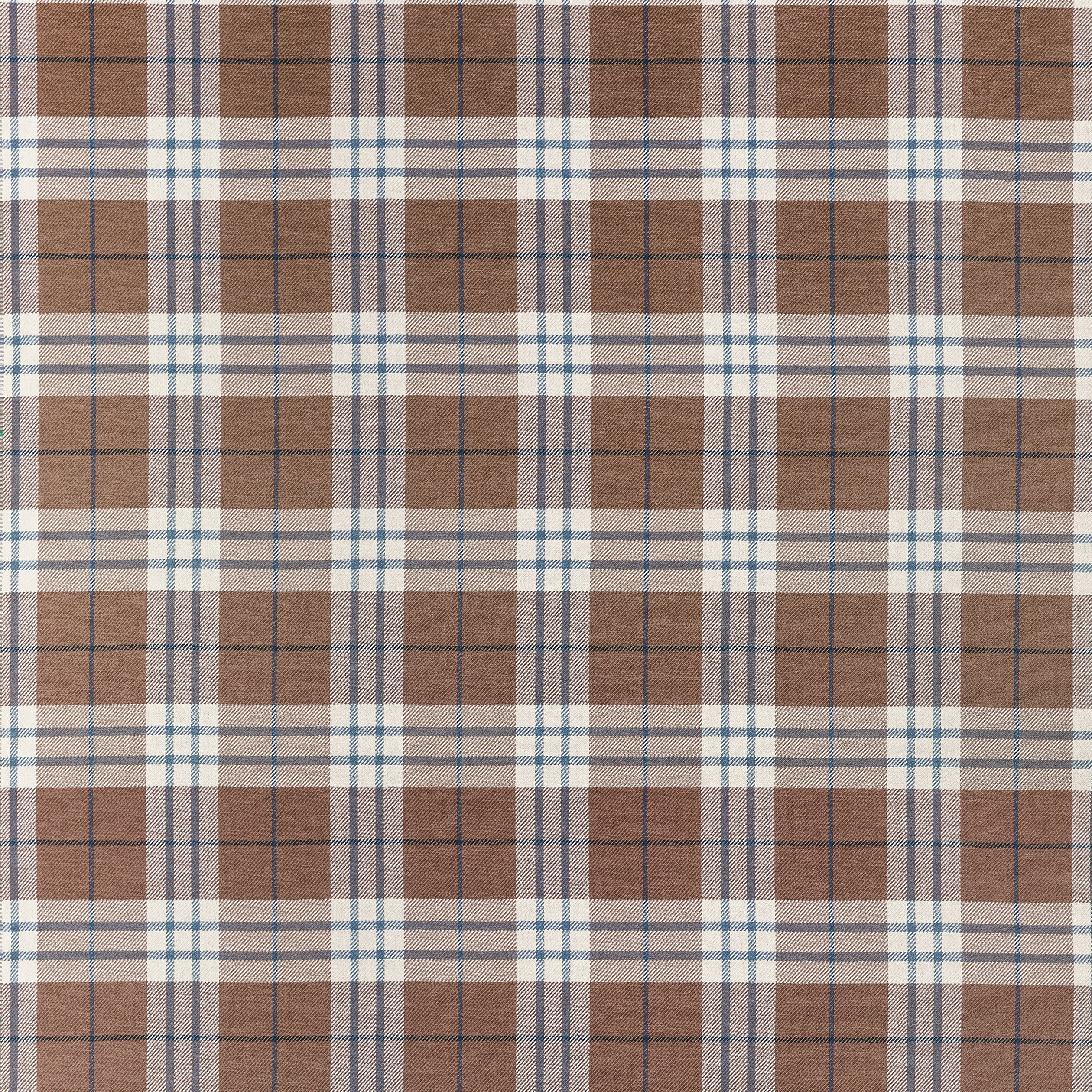Percival Plaid fabric in sienna color - pattern number W711330 - by Thibaut in the Savile collection