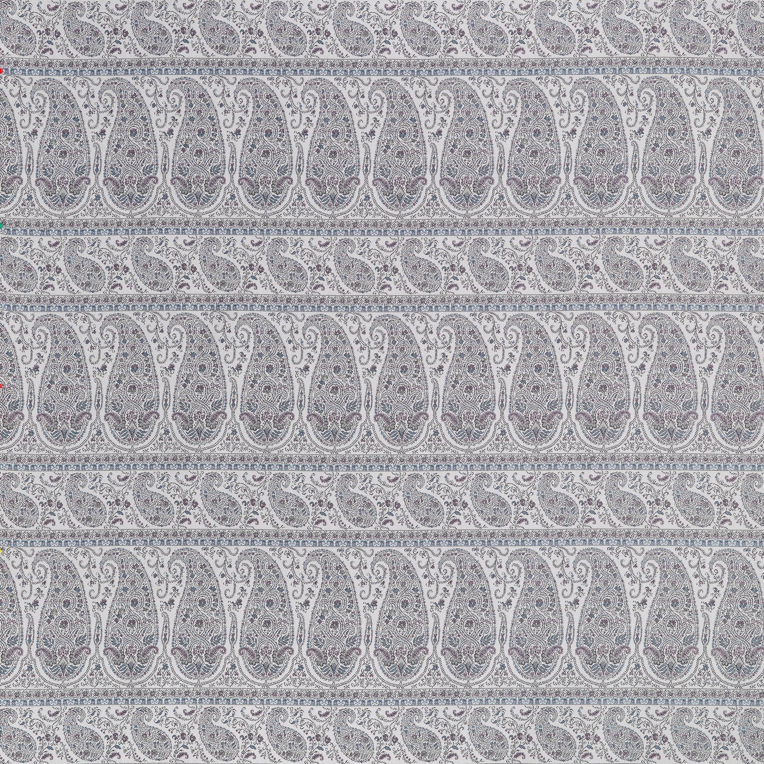 Emalin Paisley fabric in powder color - pattern number W711331 - by Thibaut in the Savile collection