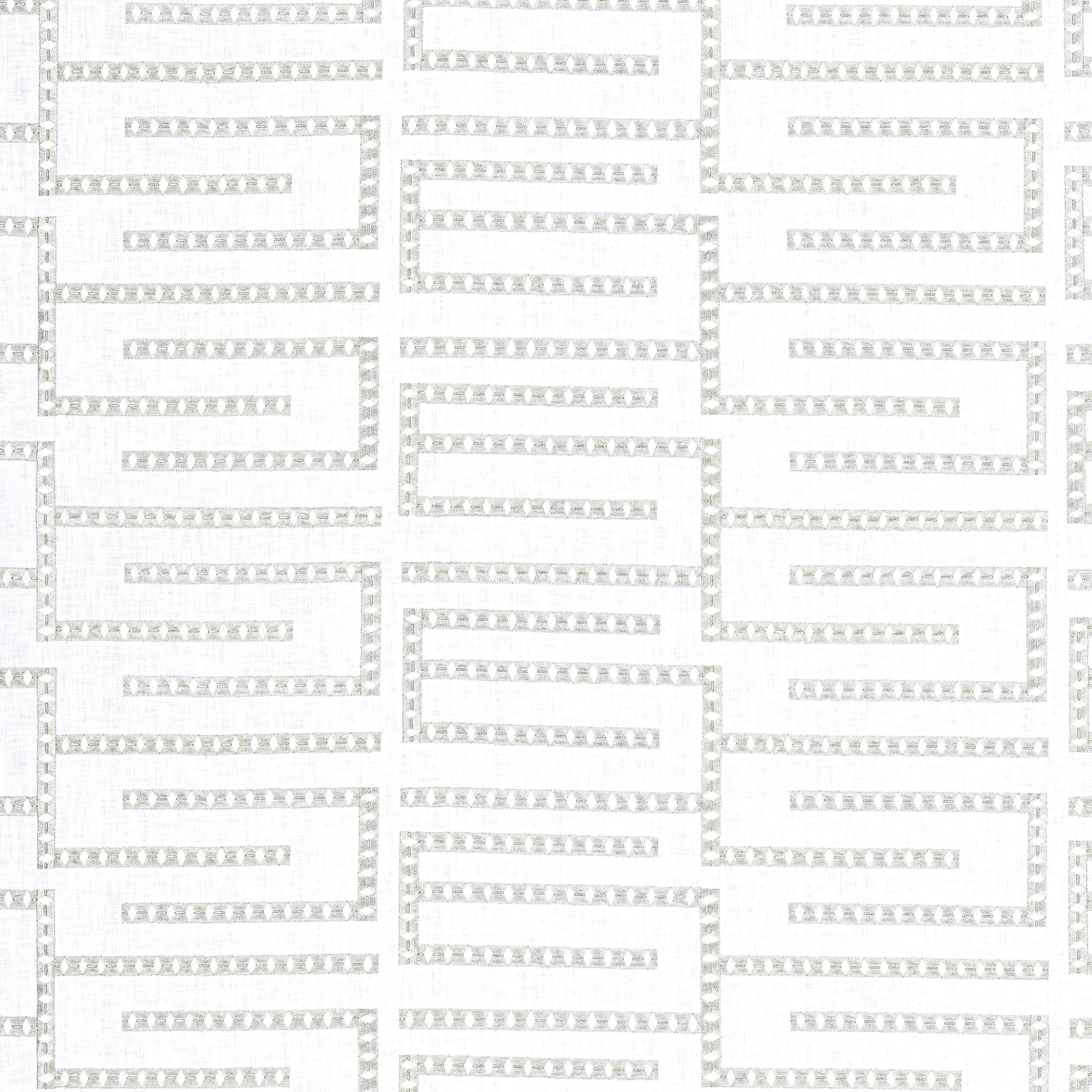 Architect Embroidery fabric in cloud - pattern number W713626 - by Thibaut in the Grand Palace collection
