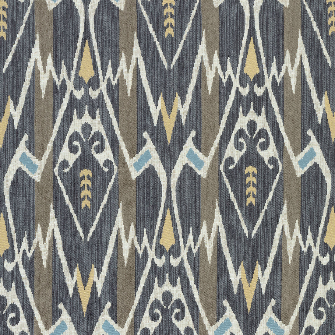 Nomad fabric in charcoal color - pattern number W73366 - by Thibaut in the Nomad collection