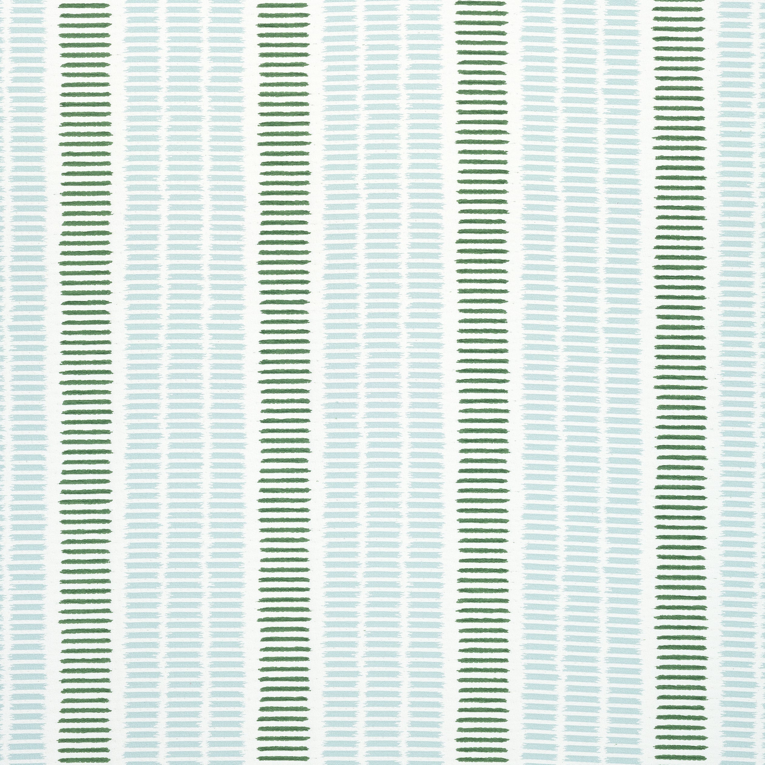 Topsail Stripe fabric in seafoam and kelly green color - pattern number W73517 - by Thibaut in the Landmark collection