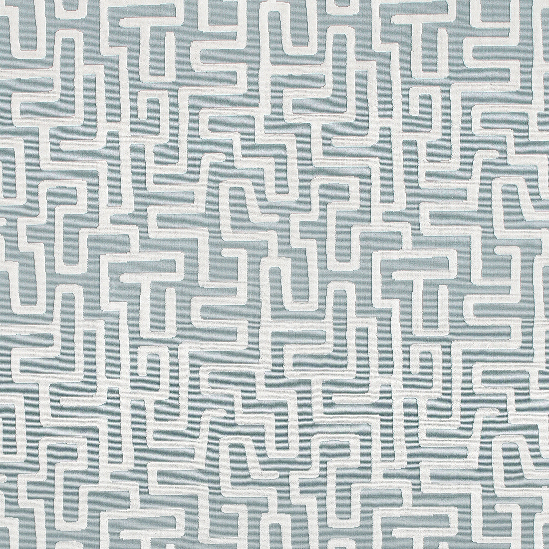 Terrace Lane fabric in spa blue color - pattern number W742030 - by Thibaut in the Sojourn collection