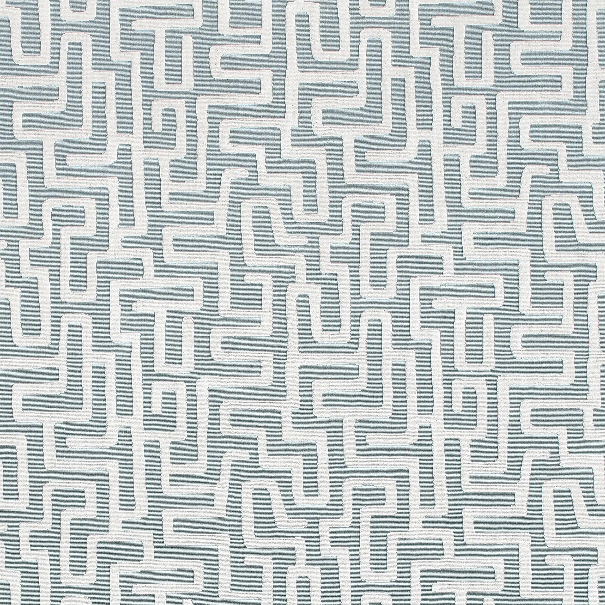 Terrace Lane fabric in spa blue color - pattern number W742030 - by Thibaut in the Sojourn collection