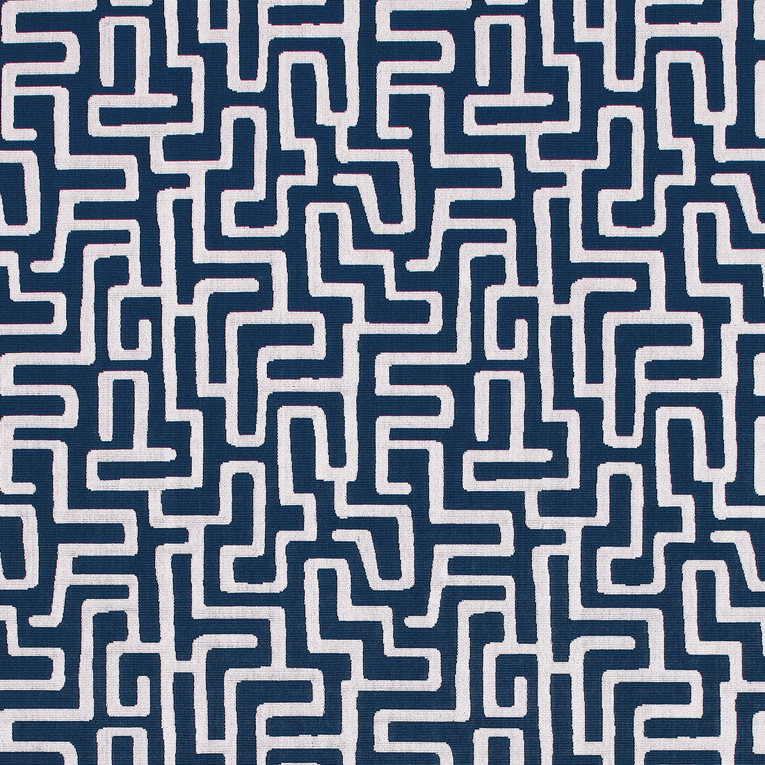 Terrace Lane fabric in navy color - pattern number W742031 - by Thibaut in the Sojourn collection
