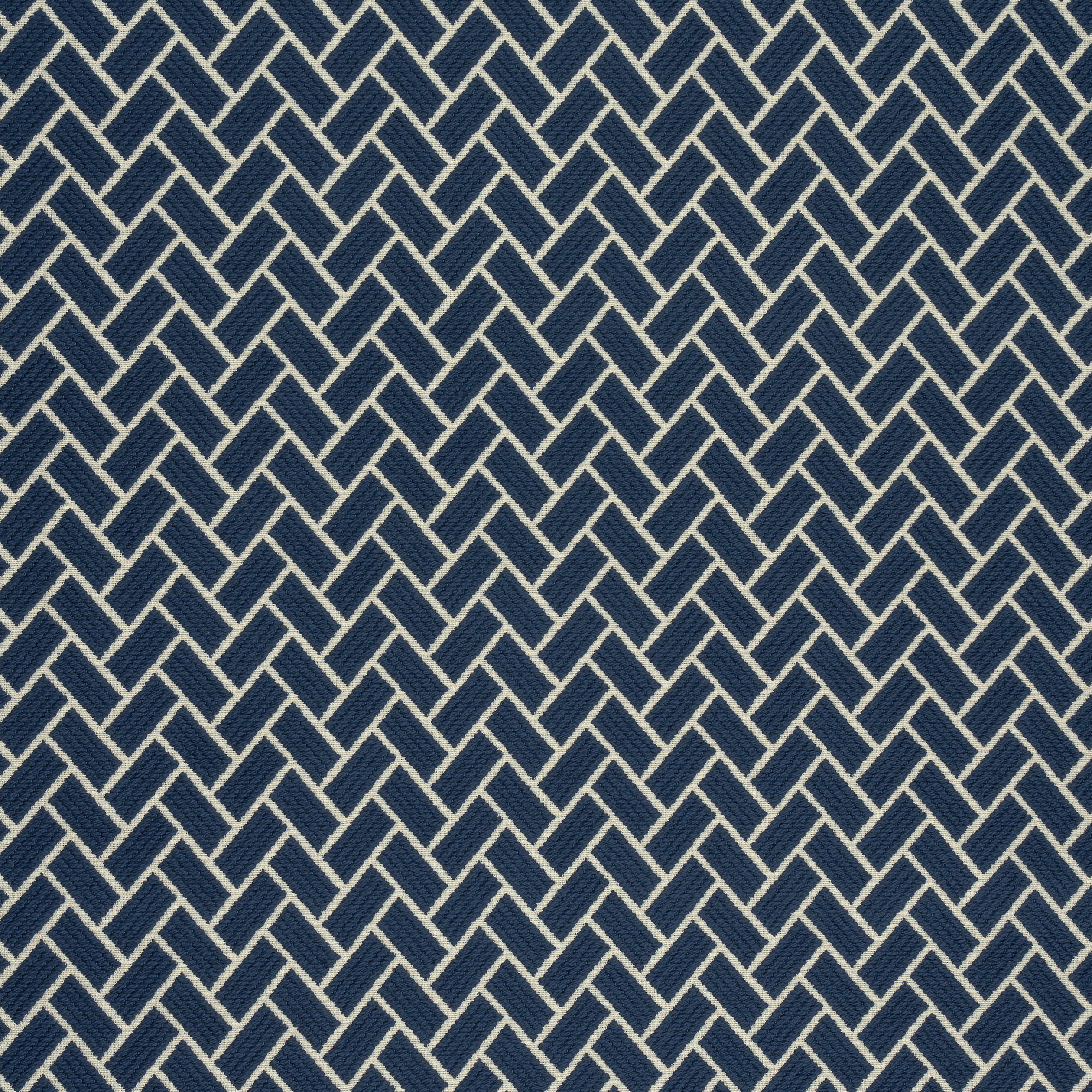 Cobblestone fabric in navy color - pattern number W74224 - by Thibaut in the Passage collection
