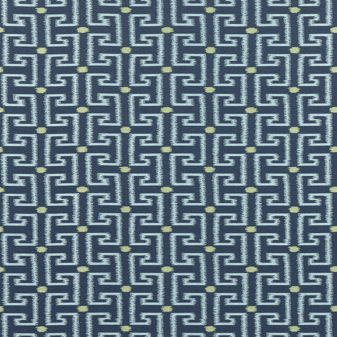 Rhodes fabric in marine color - pattern number W74232 - by Thibaut in the Passage collection